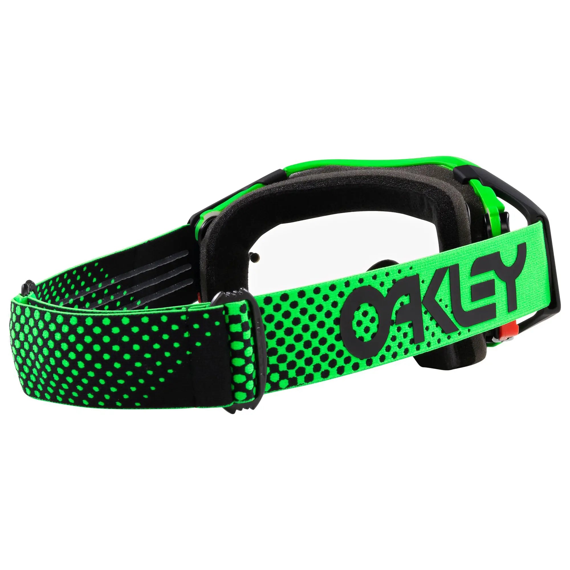 Oakley Airbrake Moto B1B MX Goggles Green / Clear - FREE UK Shipping, FREE 365 Day Returns | Moto Central