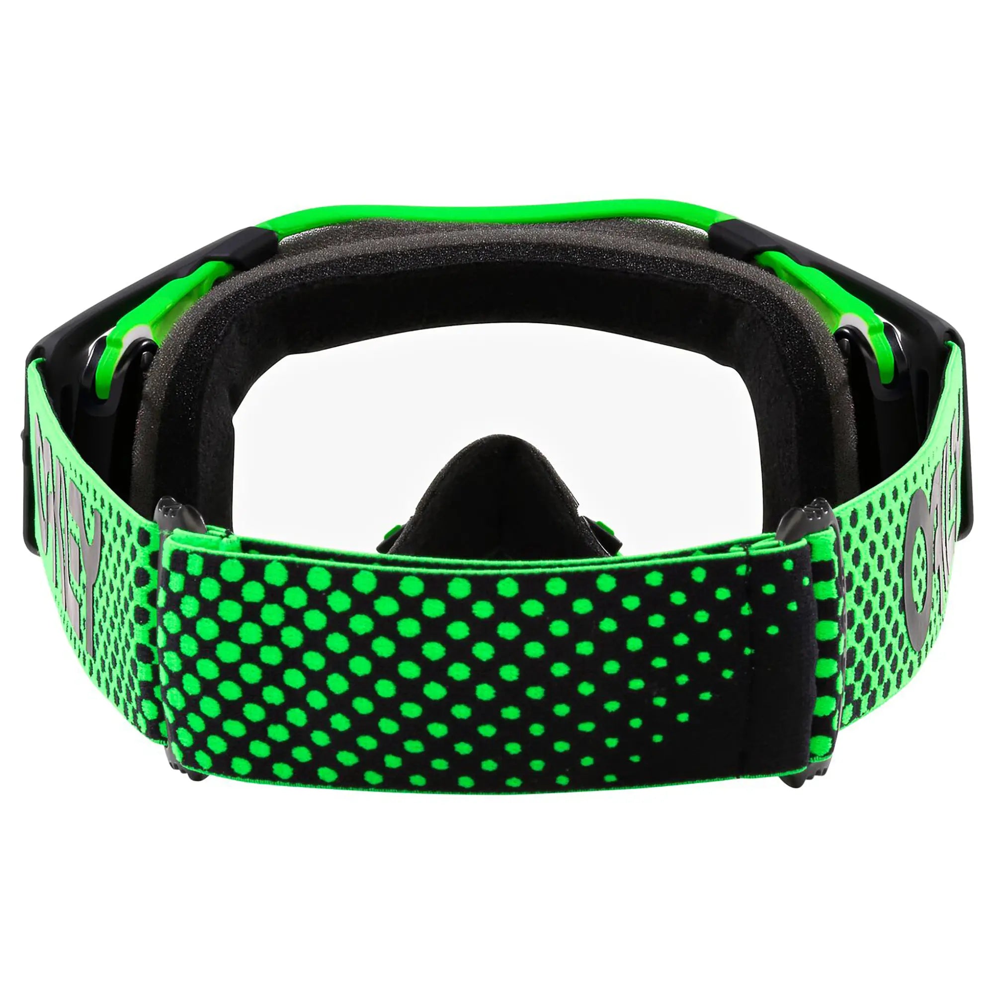 Oakley Airbrake Moto B1B MX Goggles Green / Clear - FREE UK Shipping, FREE 365 Day Returns | Moto Central