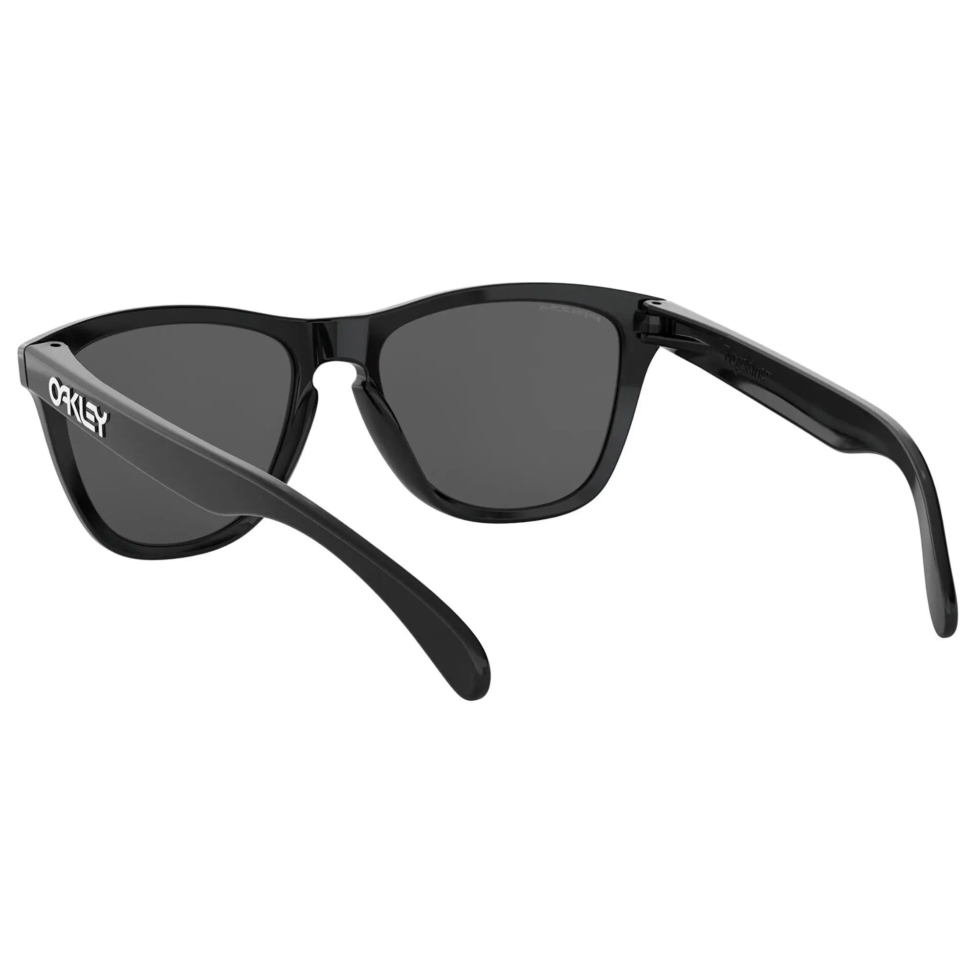 Oakley Frogskins Sunglasses Polished Black / Prizm Black Lens - FREE UK Shipping, FREE 365 Day Returns | Moto Central