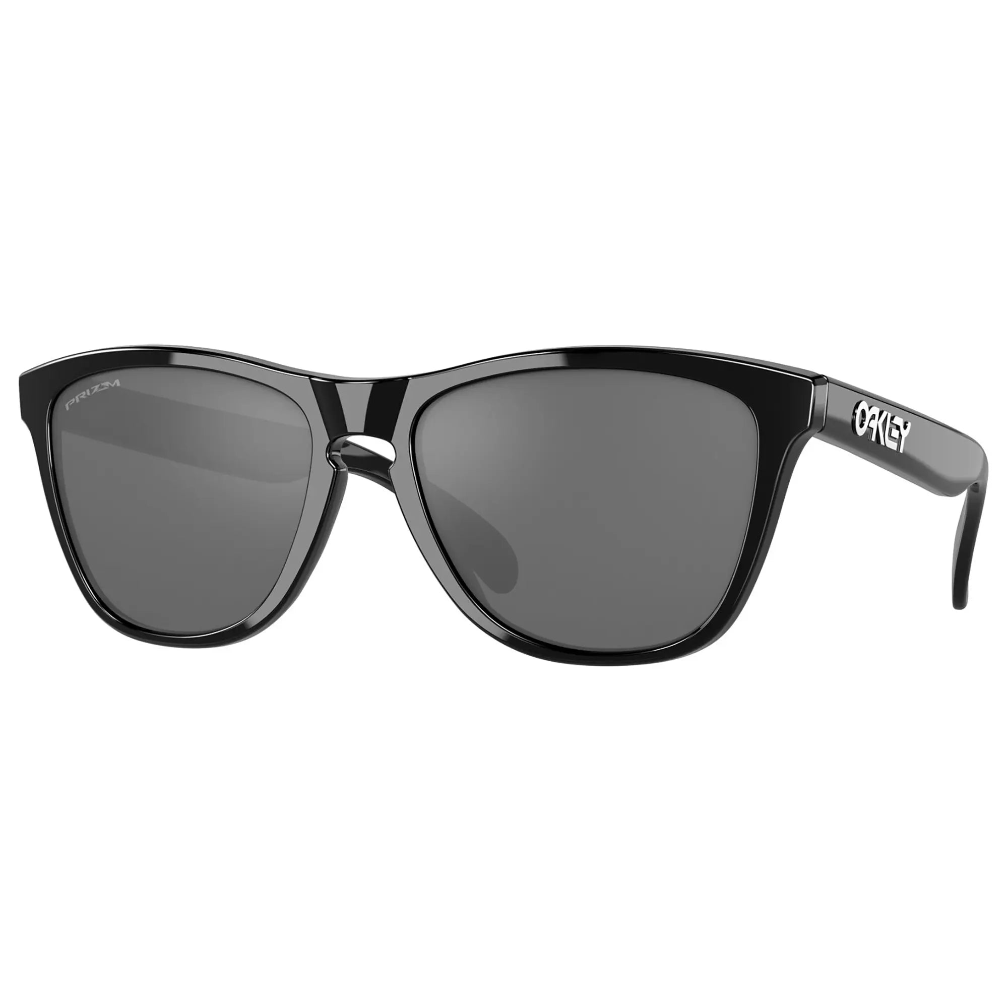 Oakley Frogskins Sunglasses Polished Black / Prizm Black Lens - FREE UK Shipping, FREE 365 Day Returns | Moto Central