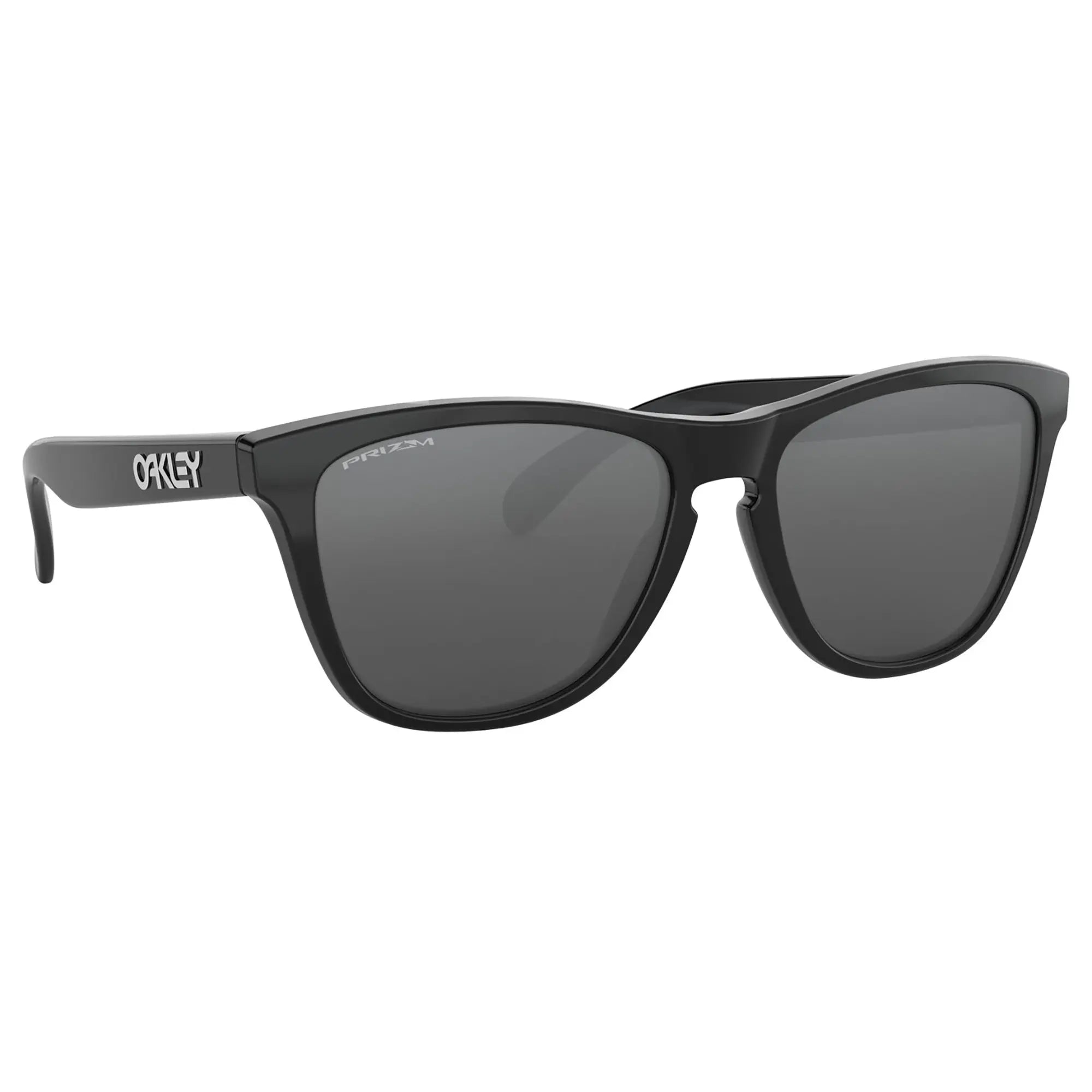 Oakley Frogskins Sunglasses Polished Black / Prizm Black Lens - FREE UK Shipping, FREE 365 Day Returns | Moto Central