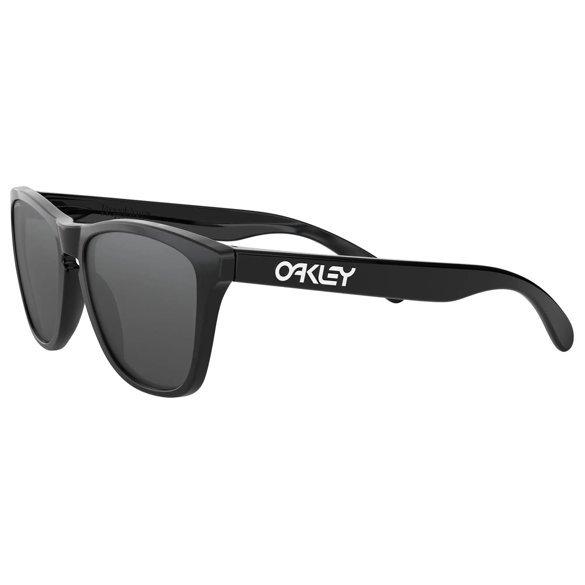 Oakley Frogskins Sunglasses Polished Black / Prizm Black Lens - FREE UK Shipping, FREE 365 Day Returns | Moto Central