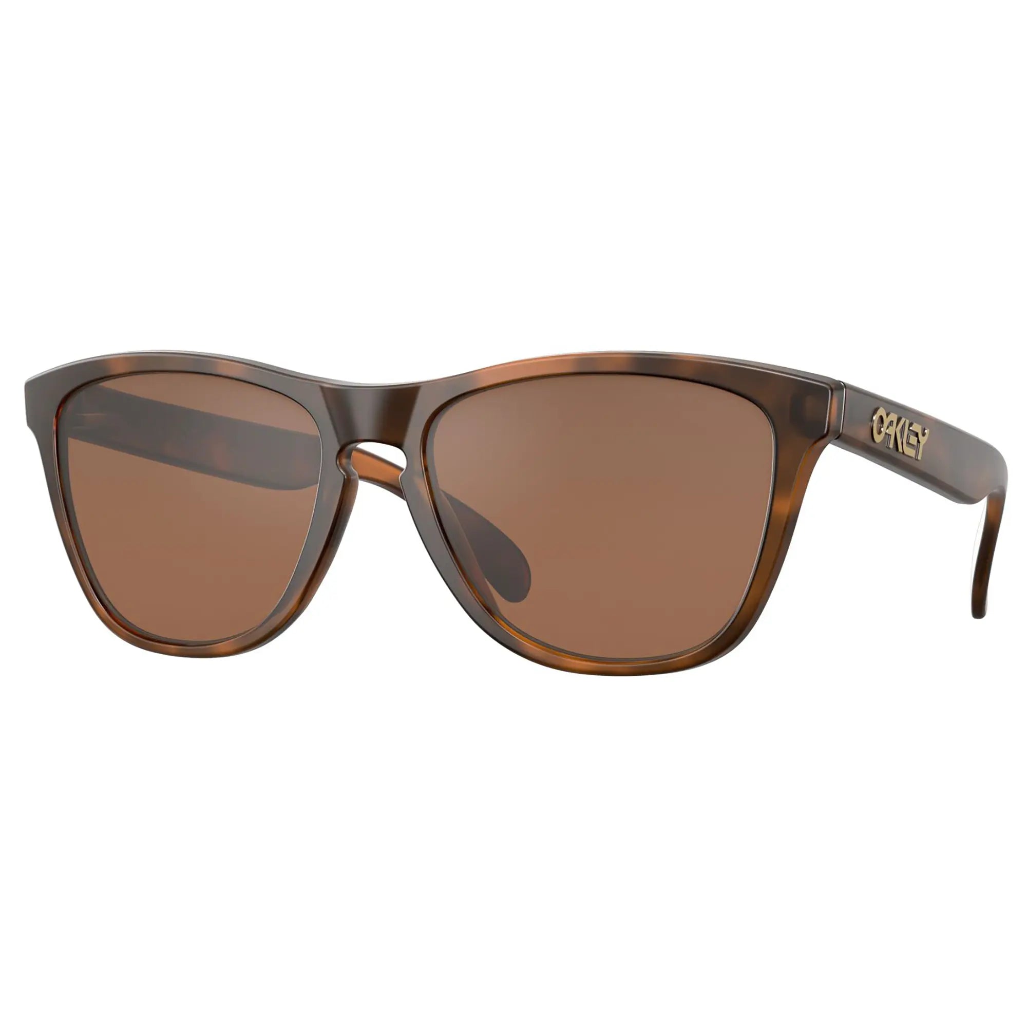 Oakley Frogskins Sunglasses Matt Brown Tortoise / Prizm Tungsten Lens - FREE UK Shipping, FREE 365 Day Returns | Moto Central