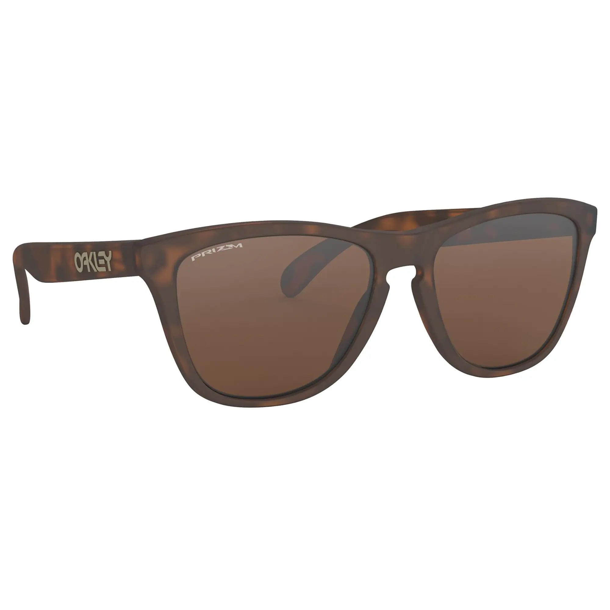 Oakley Frogskins Sunglasses Matt Brown Tortoise / Prizm Tungsten Lens - FREE UK Shipping, FREE 365 Day Returns | Moto Central