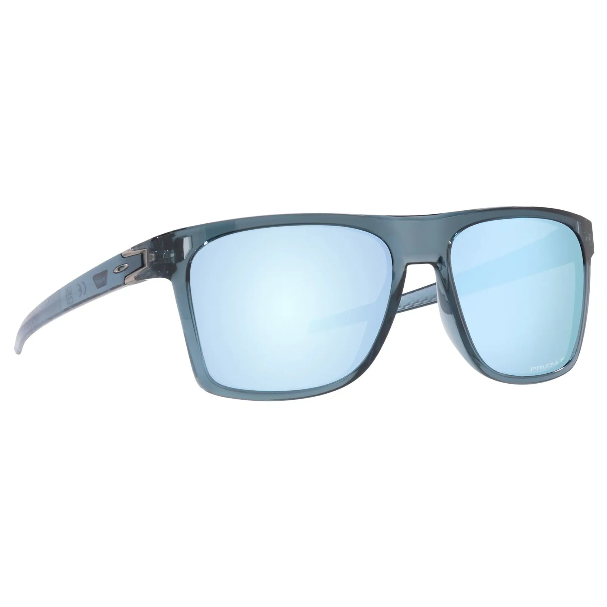 Oakley Leffingwell Sunglasses Crystal Black / Prizm Deep Water Polar Lens - FREE UK Shipping, FREE 365 Day Returns | Moto Central