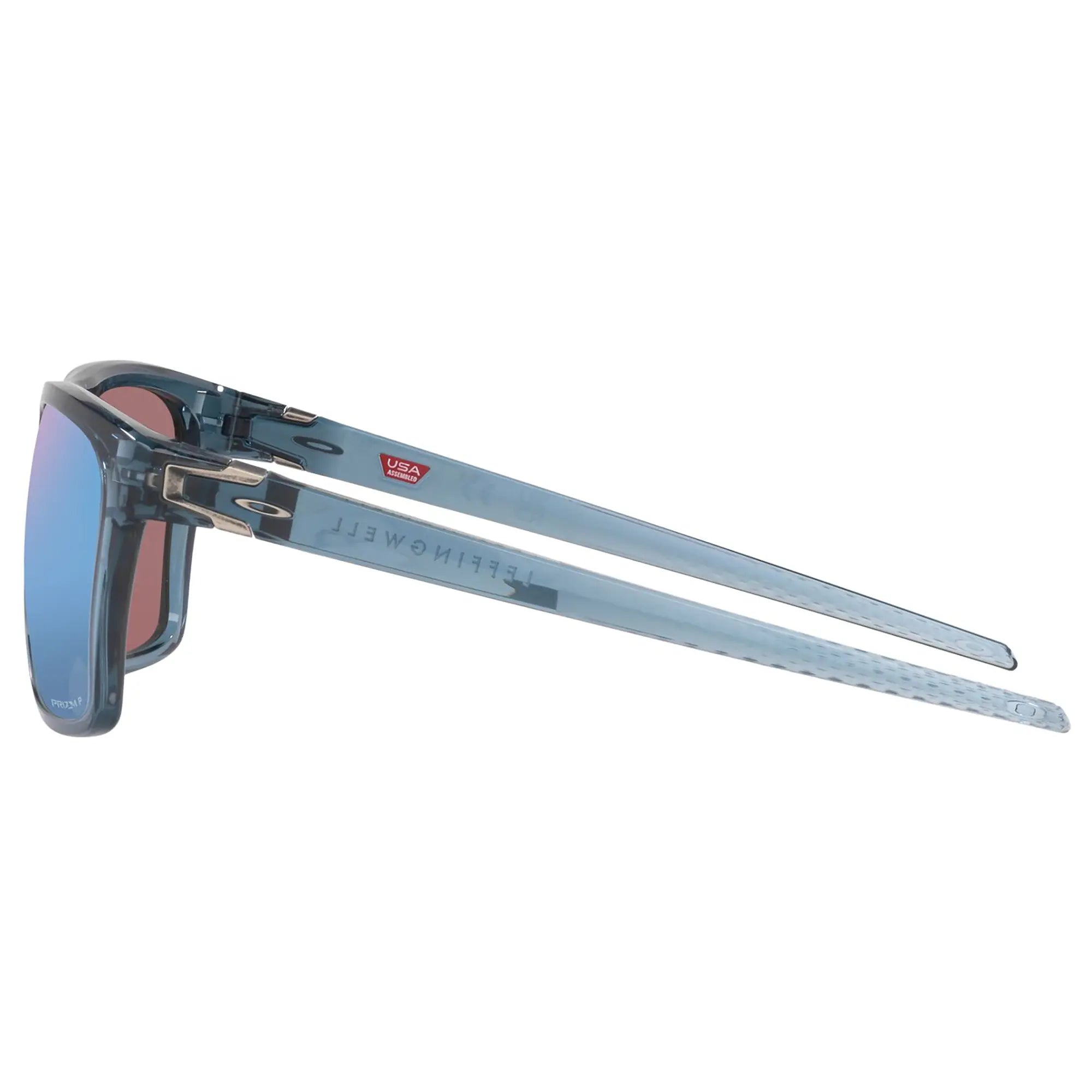 Oakley Leffingwell Sunglasses Crystal Black / Prizm Deep Water Polar Lens - FREE UK Shipping, FREE 365 Day Returns | Moto Central