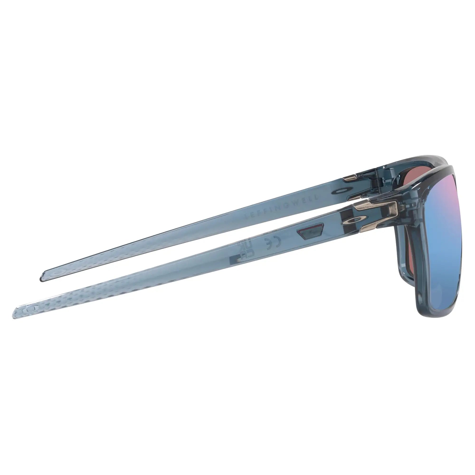 Oakley Leffingwell Sunglasses Crystal Black / Prizm Deep Water Polar Lens - FREE UK Shipping, FREE 365 Day Returns | Moto Central