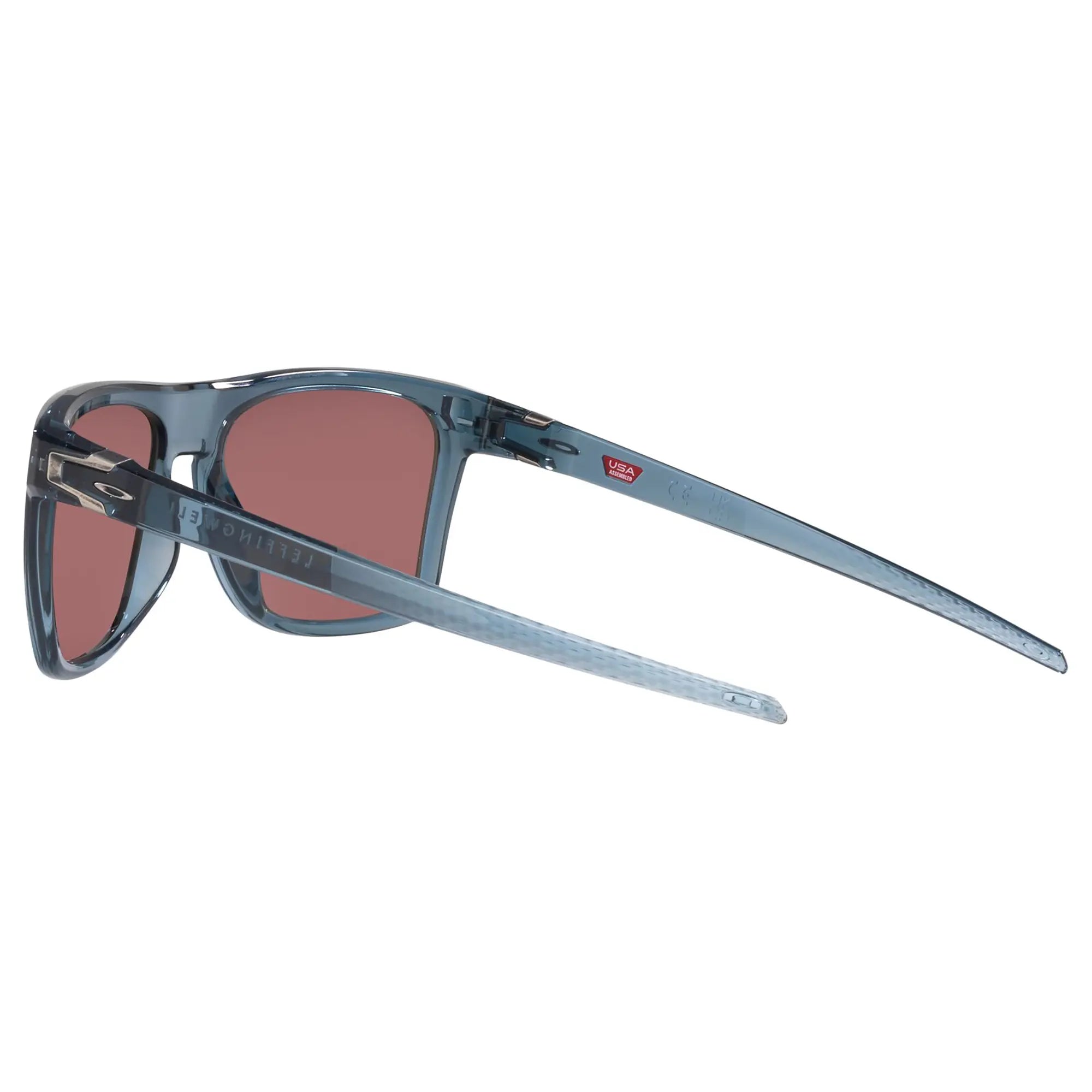 Oakley Leffingwell Sunglasses Crystal Black / Prizm Deep Water Polar Lens - FREE UK Shipping, FREE 365 Day Returns | Moto Central