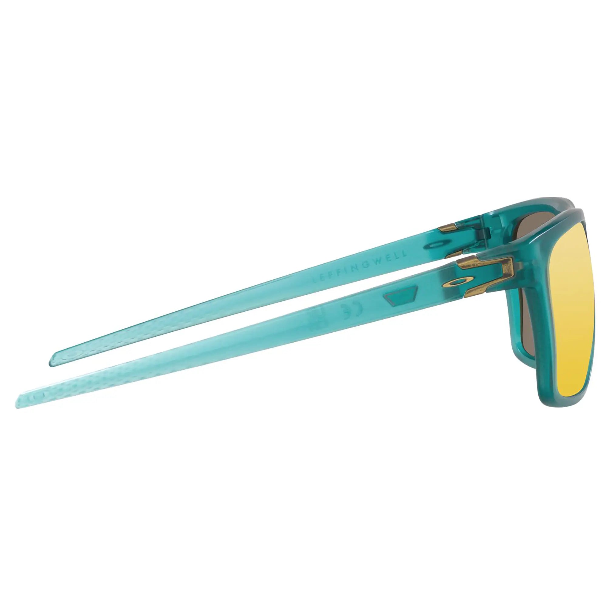 Oakley Leffingwell Sunglasses Matt Artic Surf / Prizm 24k Polarized Lens - FREE UK Shipping, FREE 365 Day Returns | Moto Central