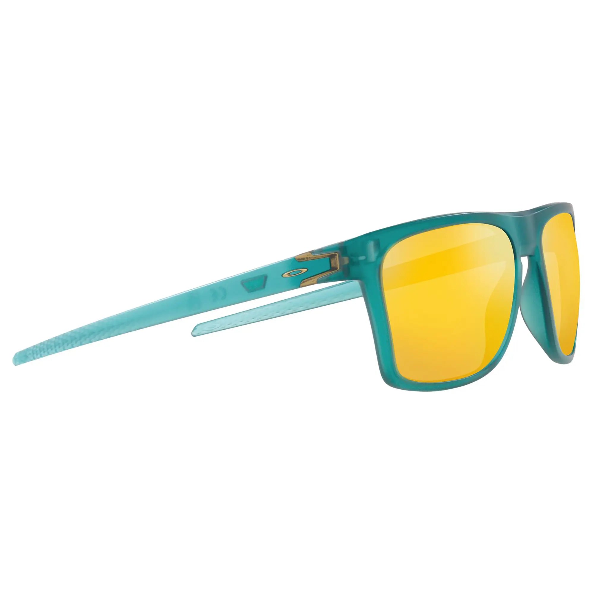 Oakley Leffingwell Sunglasses Matt Artic Surf / Prizm 24k Polarized Lens - FREE UK Shipping, FREE 365 Day Returns | Moto Central