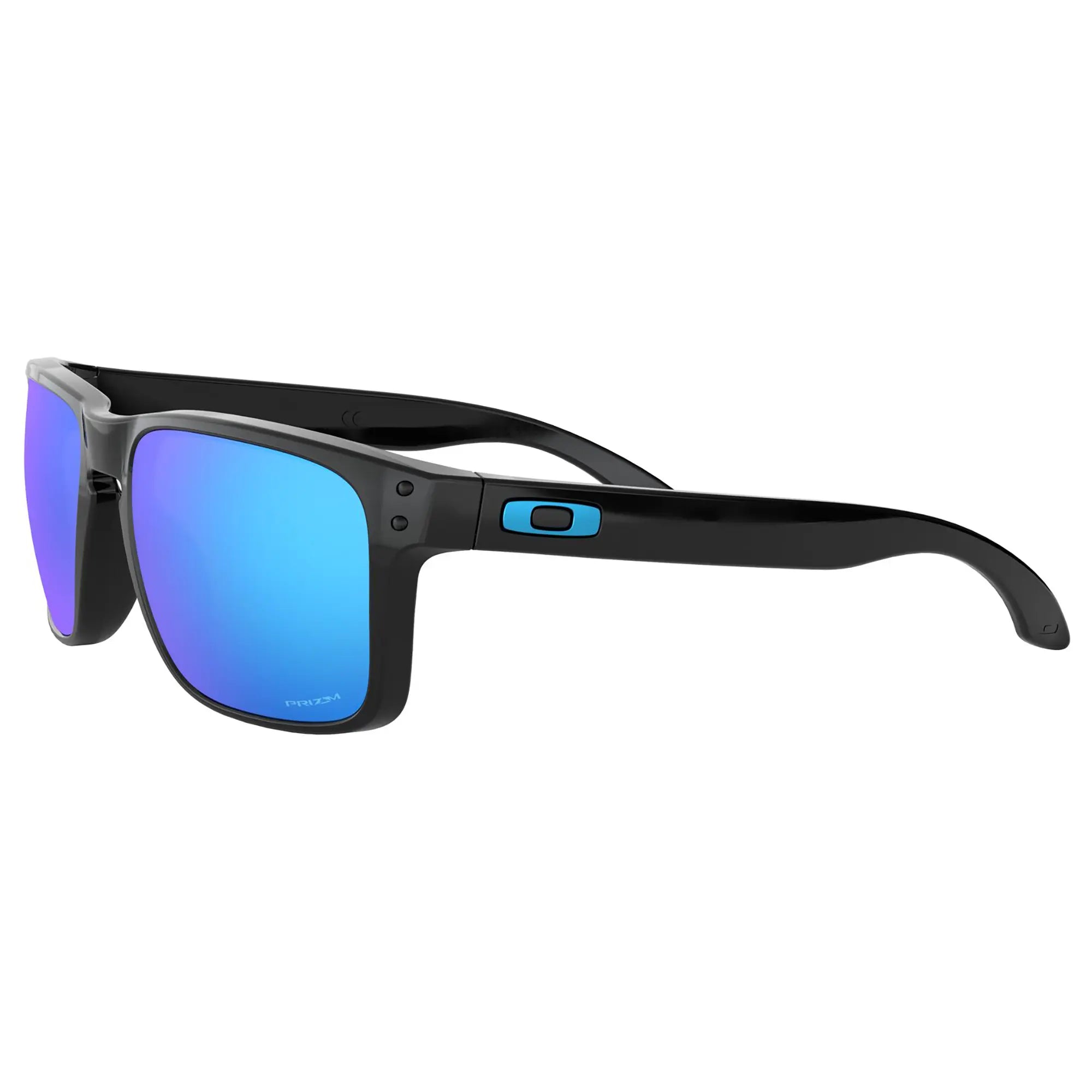 Oakley Holbrook Sunglasses Polished Black / Prizm Sapphire Lens - FREE UK Shipping, FREE 365 Day Returns | Moto Central