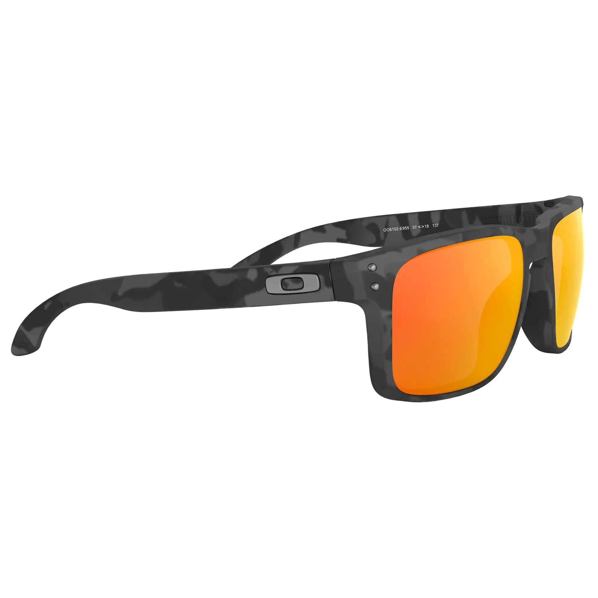 Oakley Holbrook Sunglasses Matt Black Camo / Prizm Ruby Lens - FREE UK Shipping, FREE 365 Day Returns | Moto Central