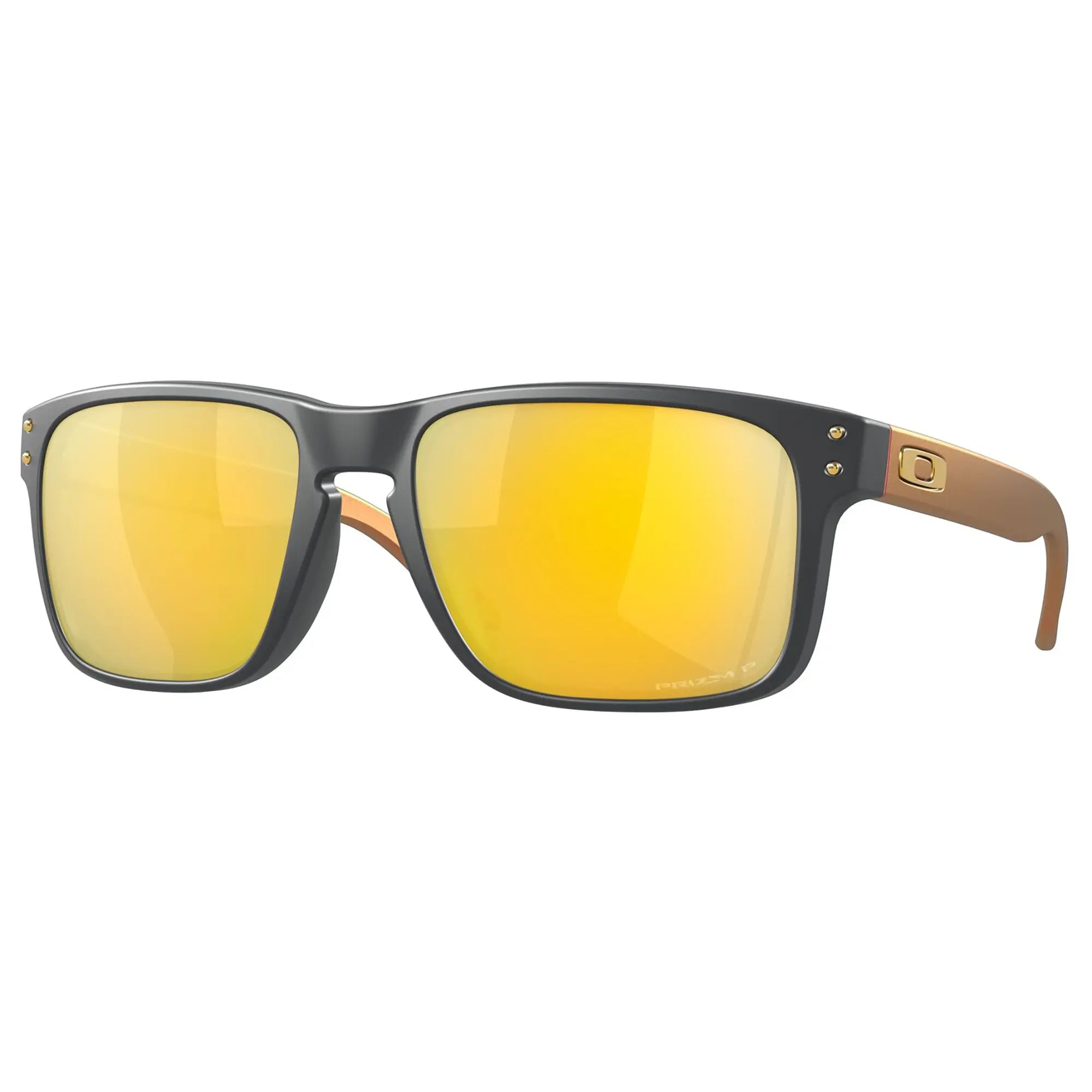 Oakley Holbrook Sunglasses Matt Carbon / Prizm 24k Polarized Lens - FREE UK Shipping, FREE 365 Day Returns | Moto Central