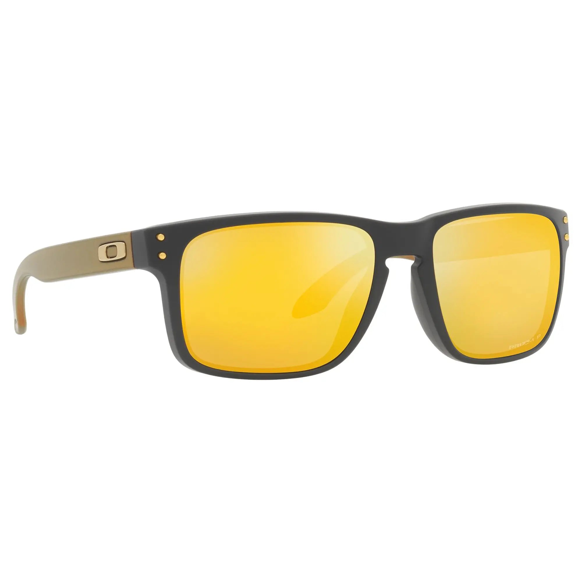 Oakley Holbrook Sunglasses Matt Carbon / Prizm 24k Polarized Lens - FREE UK Shipping, FREE 365 Day Returns | Moto Central