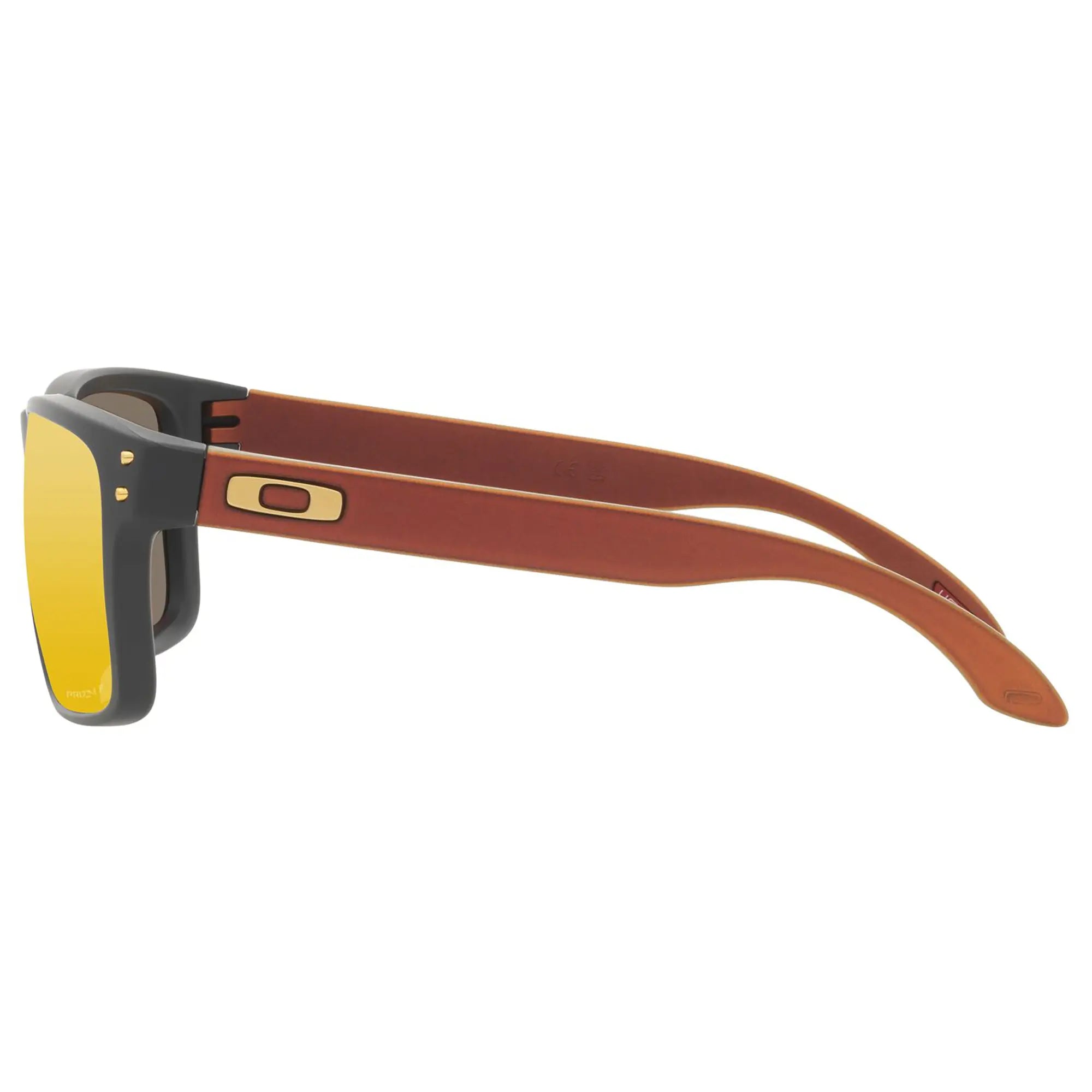 Oakley Holbrook Sunglasses Matt Carbon / Prizm 24k Polarized Lens - FREE UK Shipping, FREE 365 Day Returns | Moto Central