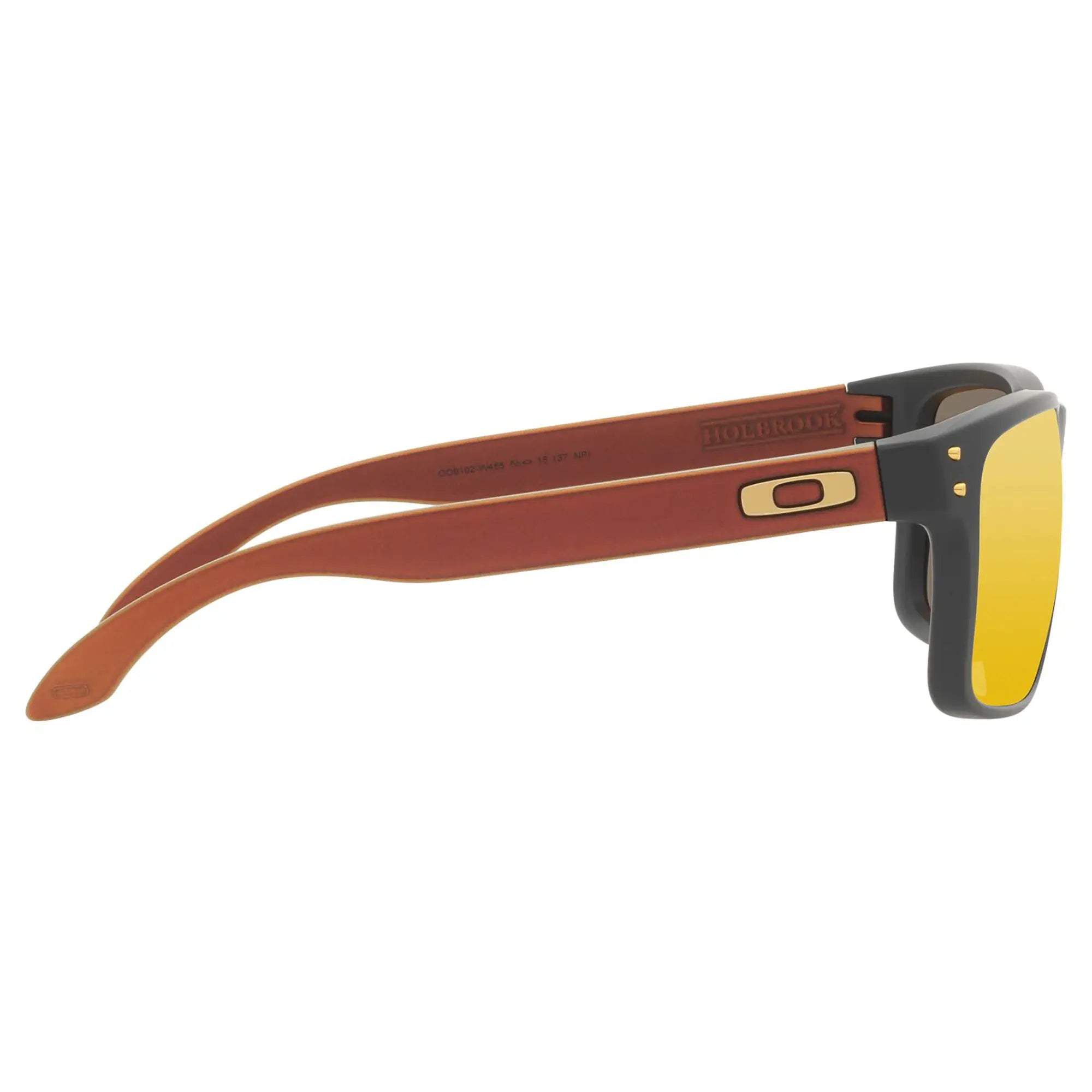Oakley Holbrook Sunglasses Matt Carbon / Prizm 24k Polarized Lens - FREE UK Shipping, FREE 365 Day Returns | Moto Central