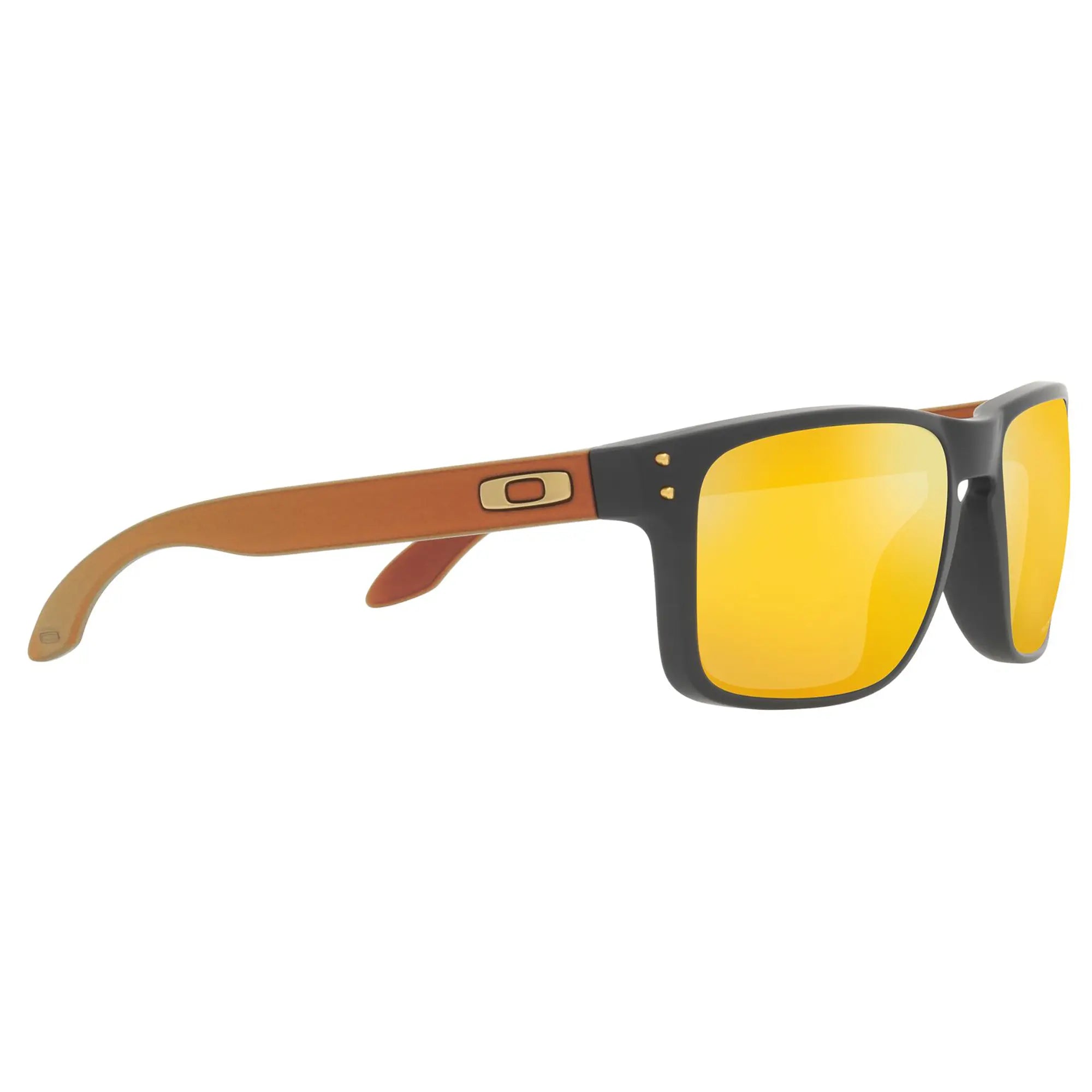 Oakley Holbrook Sunglasses Matt Carbon / Prizm 24k Polarized Lens - FREE UK Shipping, FREE 365 Day Returns | Moto Central
