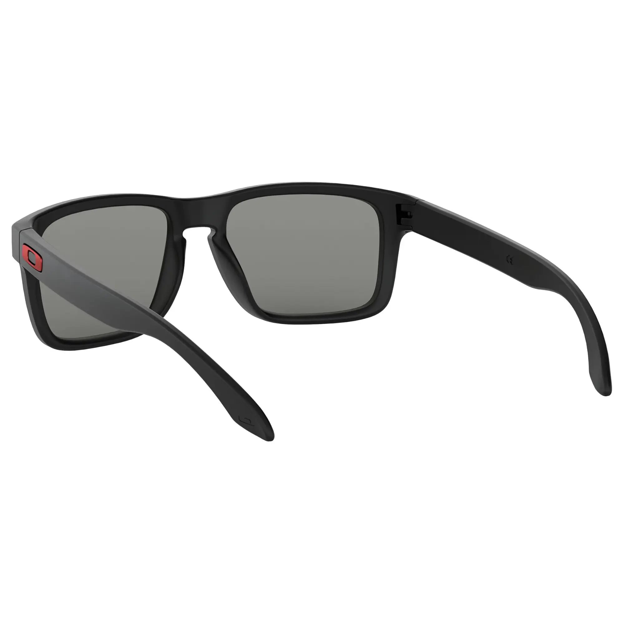 Oakley Holbrook Sunglasses Matt Black / Positive Red Iridium Lens - FREE UK Shipping, FREE 365 Day Returns | Moto Central