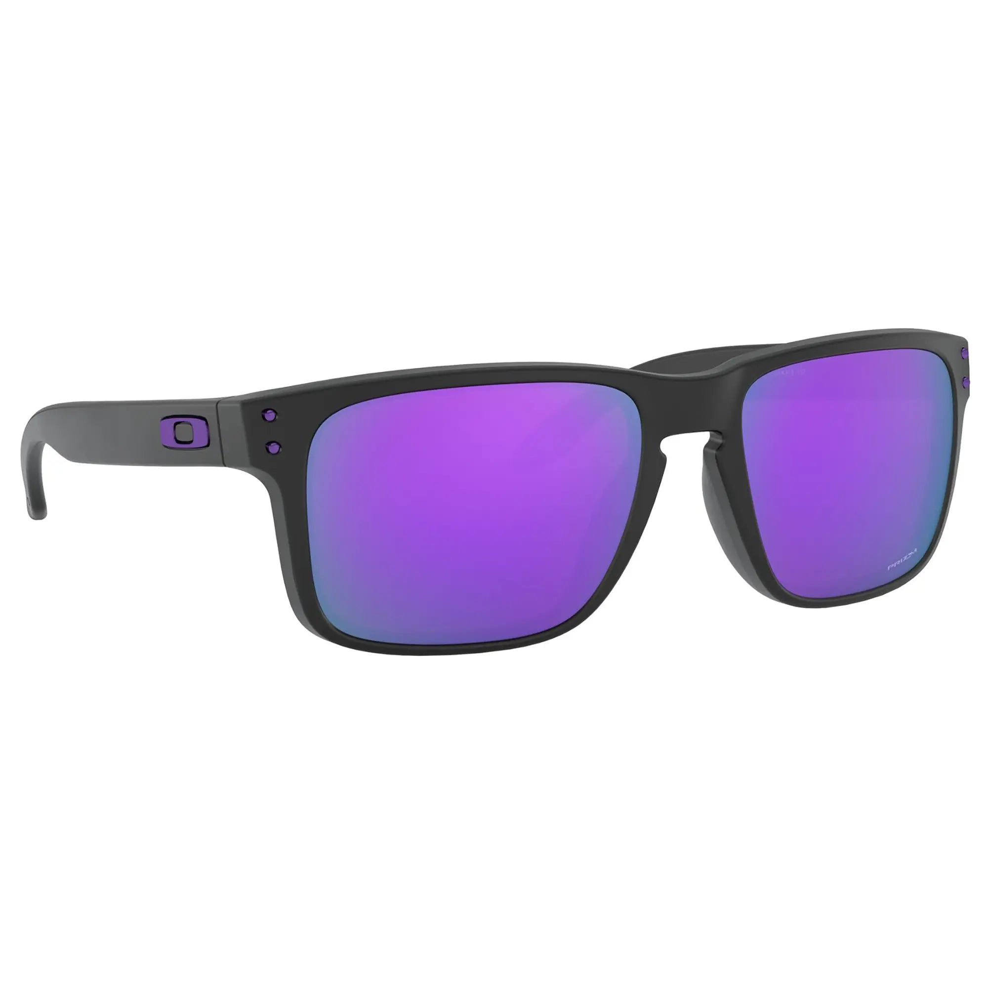 Oakley Holbrook Sunglasses Matt Black / Prizm Violet Lens - FREE UK Shipping, FREE 365 Day Returns | Moto Central