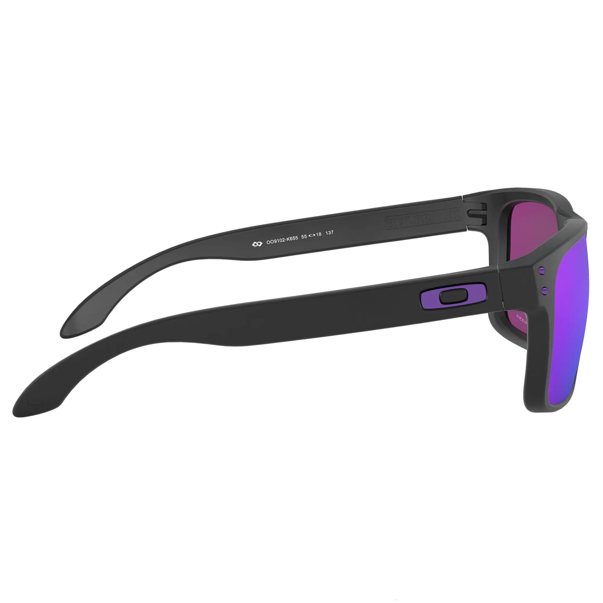 Oakley Holbrook Sunglasses Matt Black / Prizm Violet Lens - FREE UK Shipping, FREE 365 Day Returns | Moto Central