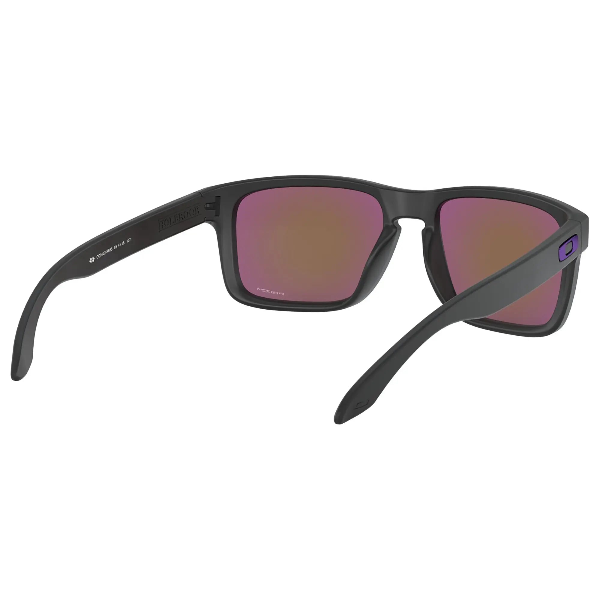Oakley Holbrook Sunglasses Matt Black / Prizm Violet Lens - FREE UK Shipping, FREE 365 Day Returns | Moto Central