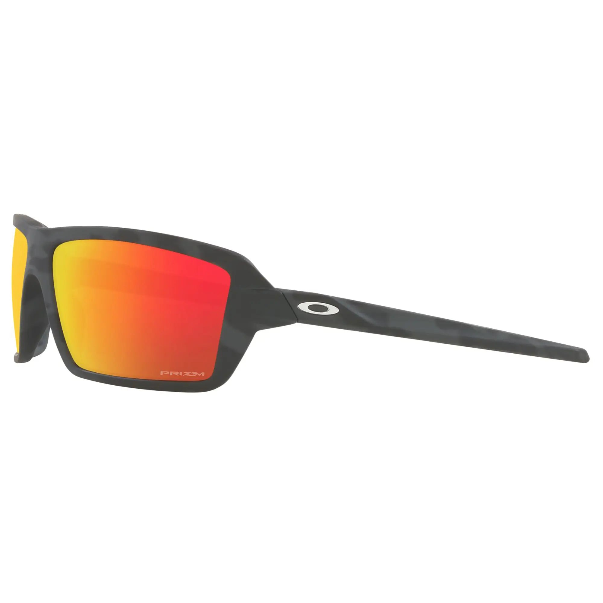 Oakley Cables Sunglasses Black Camo / Prizm Ruby Lens - FREE UK Shipping, FREE 365 Day Returns | Moto Central