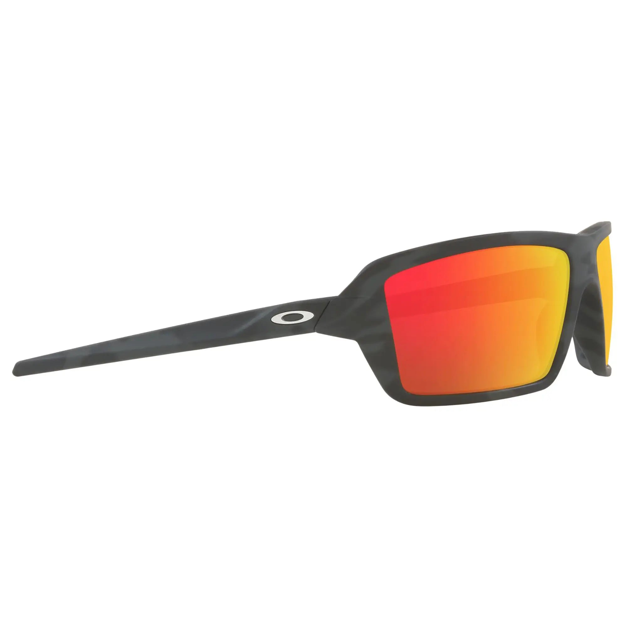 Oakley Cables Sunglasses Black Camo / Prizm Ruby Lens - FREE UK Shipping, FREE 365 Day Returns | Moto Central