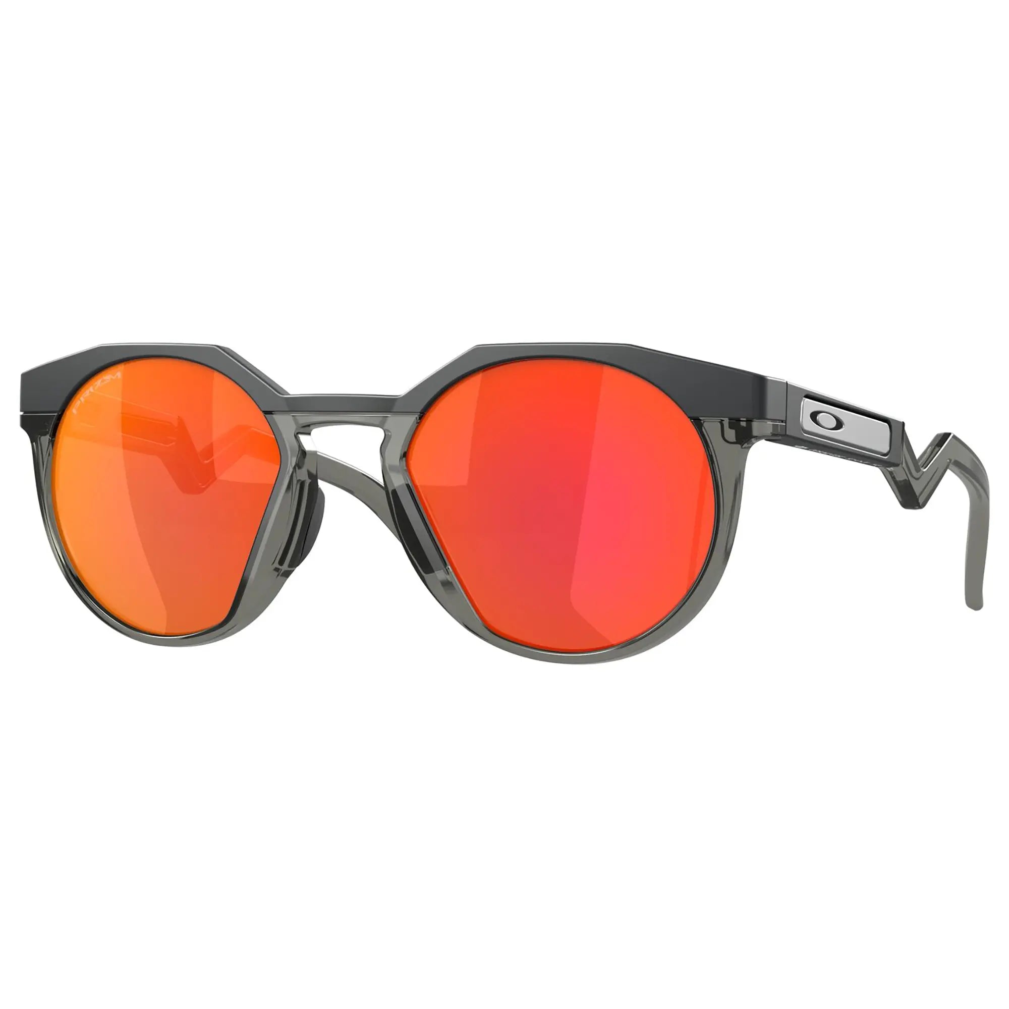 Oakley HSTN Sunglasses Matt Carbon / Prizm Ruby Lens - FREE UK Shipping, FREE 365 Day Returns | Moto Central