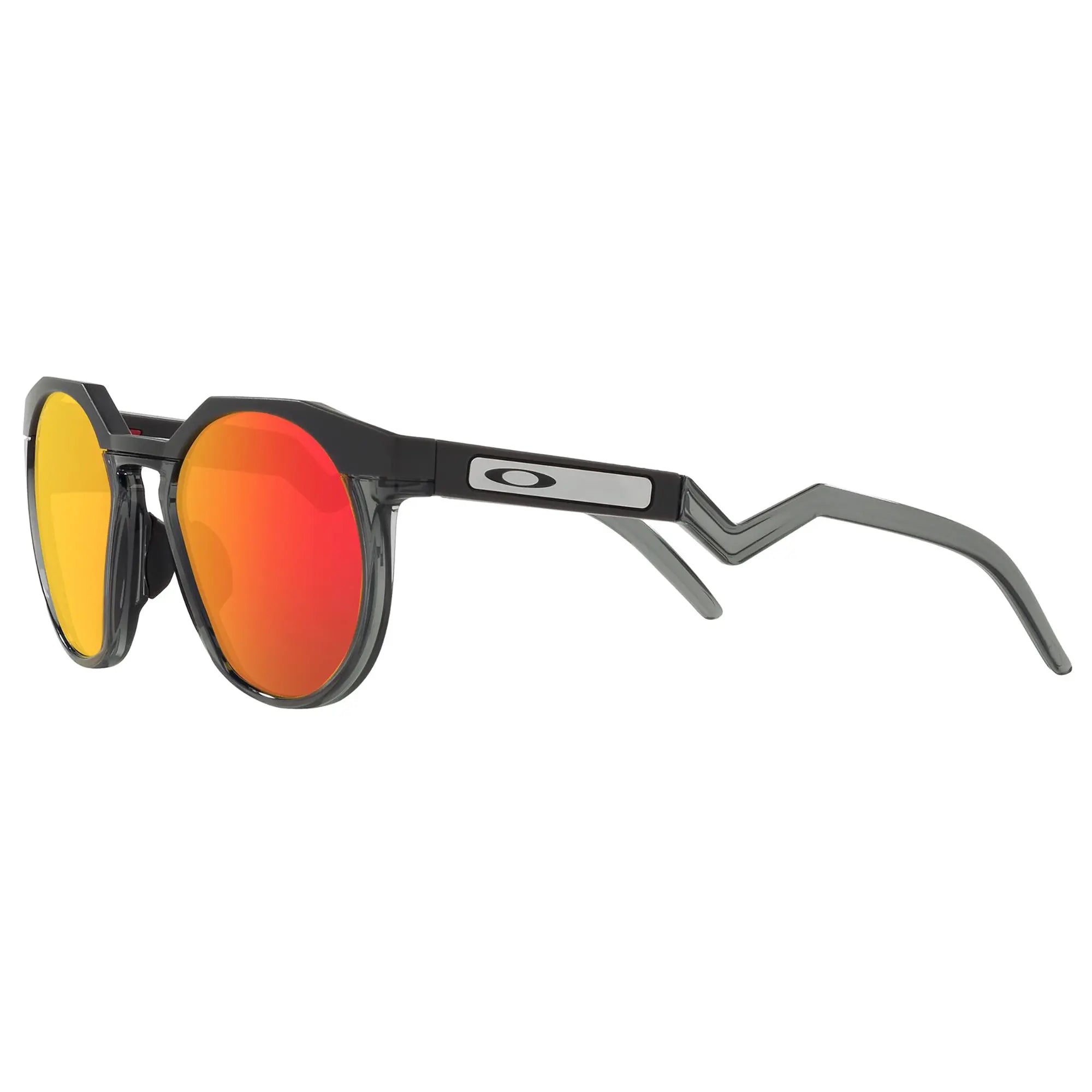 Oakley HSTN Sunglasses Matt Carbon / Prizm Ruby Lens - FREE UK Shipping, FREE 365 Day Returns | Moto Central