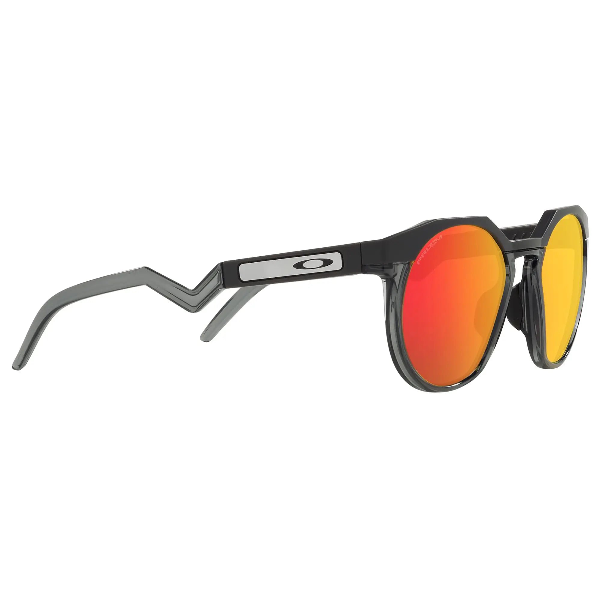 Oakley HSTN Sunglasses Matt Carbon / Prizm Ruby Lens - FREE UK Shipping, FREE 365 Day Returns | Moto Central