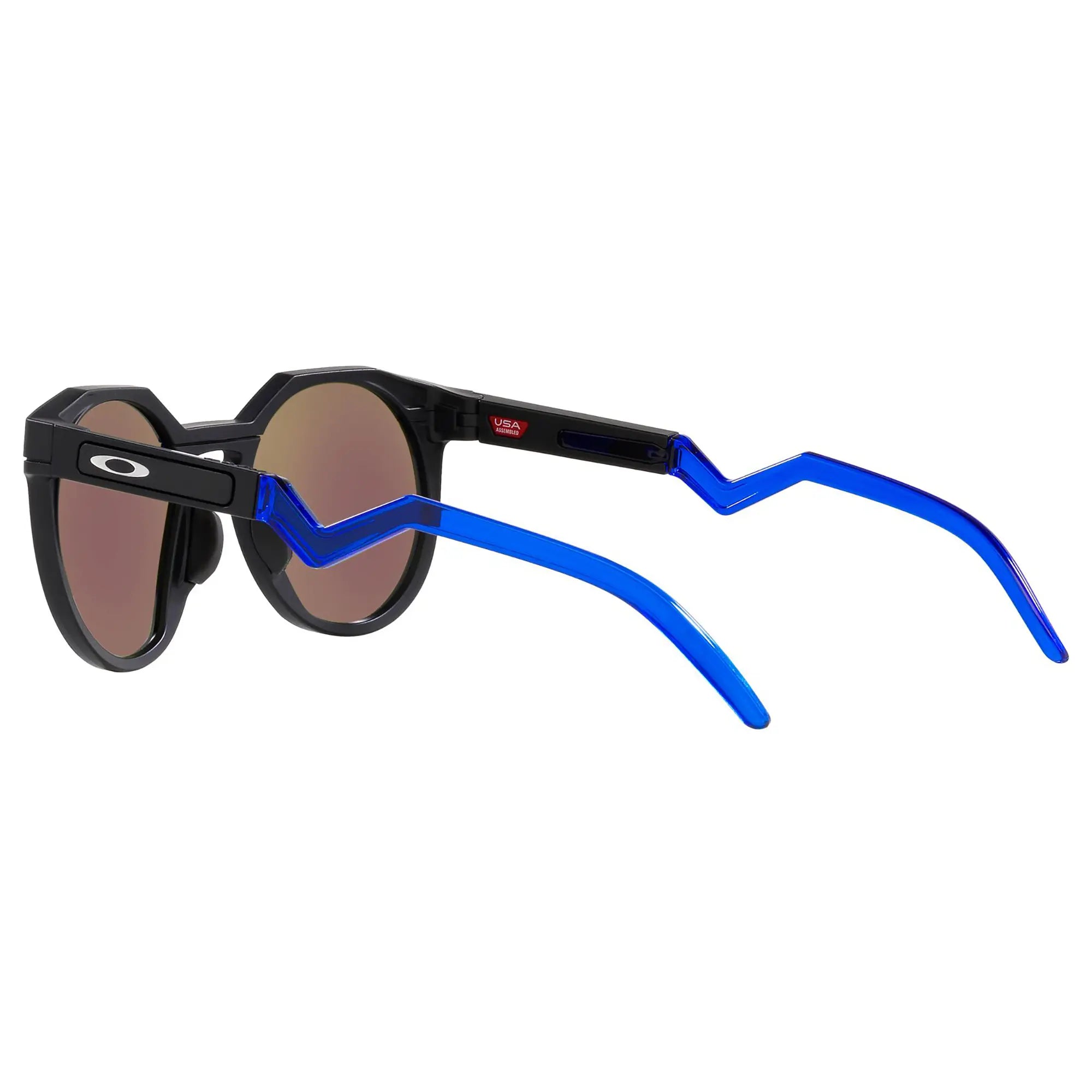 Oakley HSTN Sunglasses Matt Black / Prizm Sapphire Polar Lens - FREE UK Shipping, FREE 365 Day Returns | Moto Central