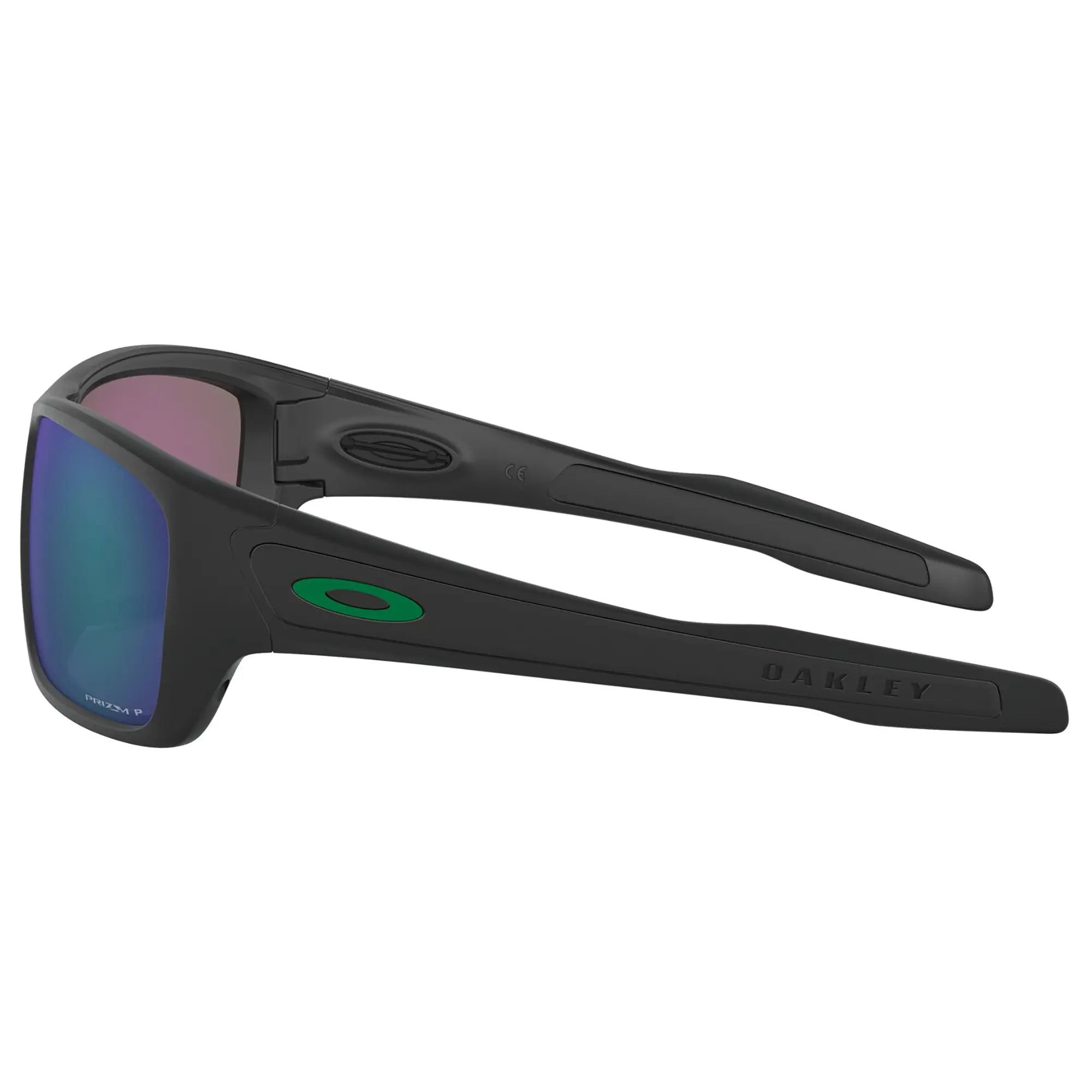 Oakley Turbine Sunglasses Matt Black / Prizm Jade Polarized Lens - FREE UK Shipping, FREE 365 Day Returns | Moto Central