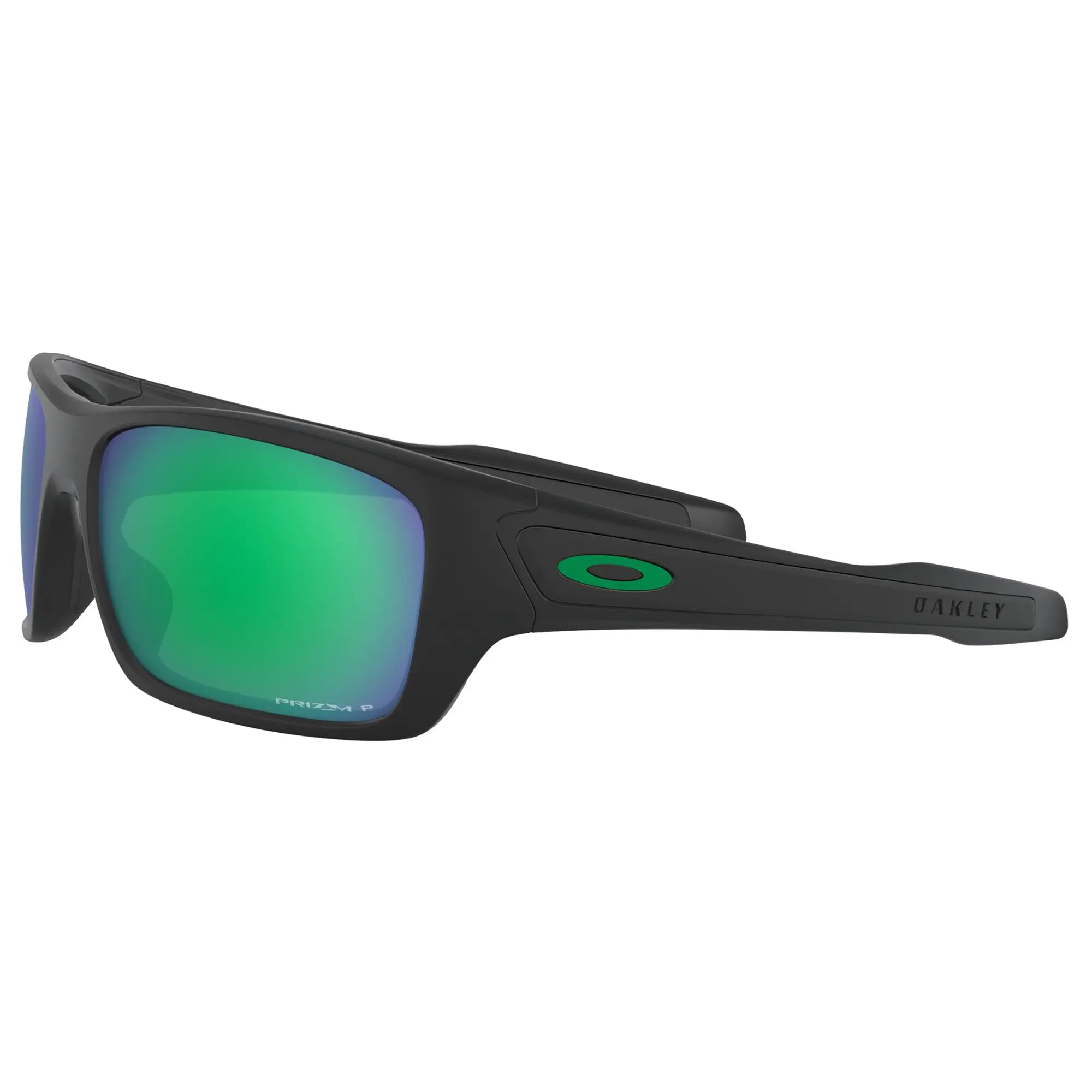 Oakley Turbine Sunglasses Matt Black / Prizm Jade Polarized Lens - FREE UK Shipping, FREE 365 Day Returns | Moto Central