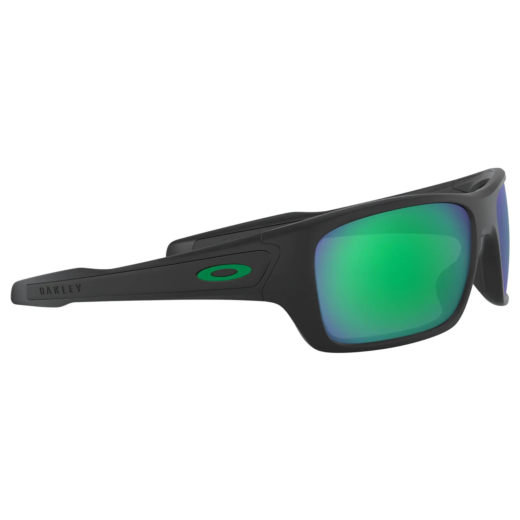 Oakley Turbine Sunglasses Matt Black / Prizm Jade Polarized Lens - FREE UK Shipping, FREE 365 Day Returns | Moto Central
