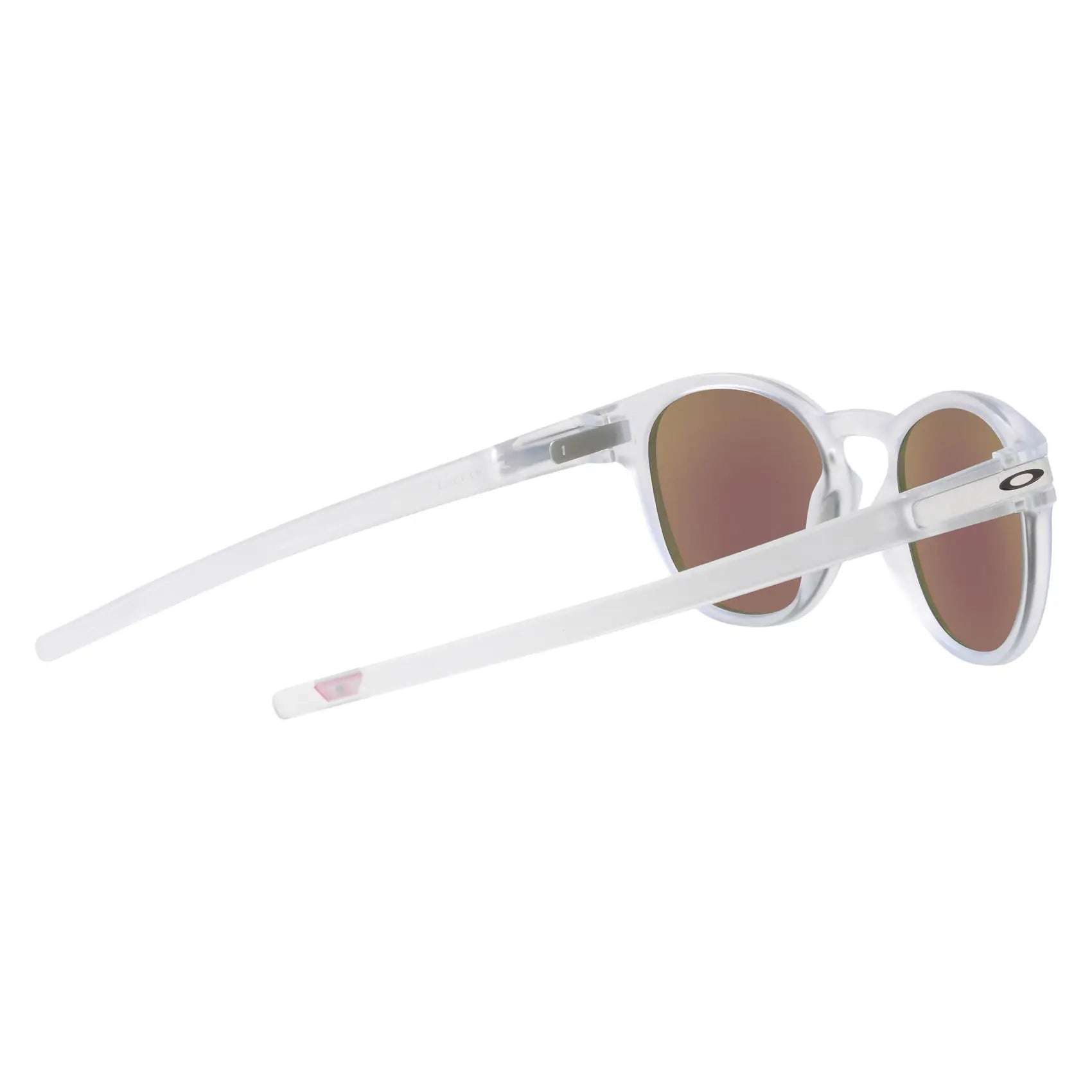 Oakley Latch Sunglasses Matt Clear / Prizm Sapphire Polarized - FREE UK Shipping, FREE 365 Day Returns | Moto Central