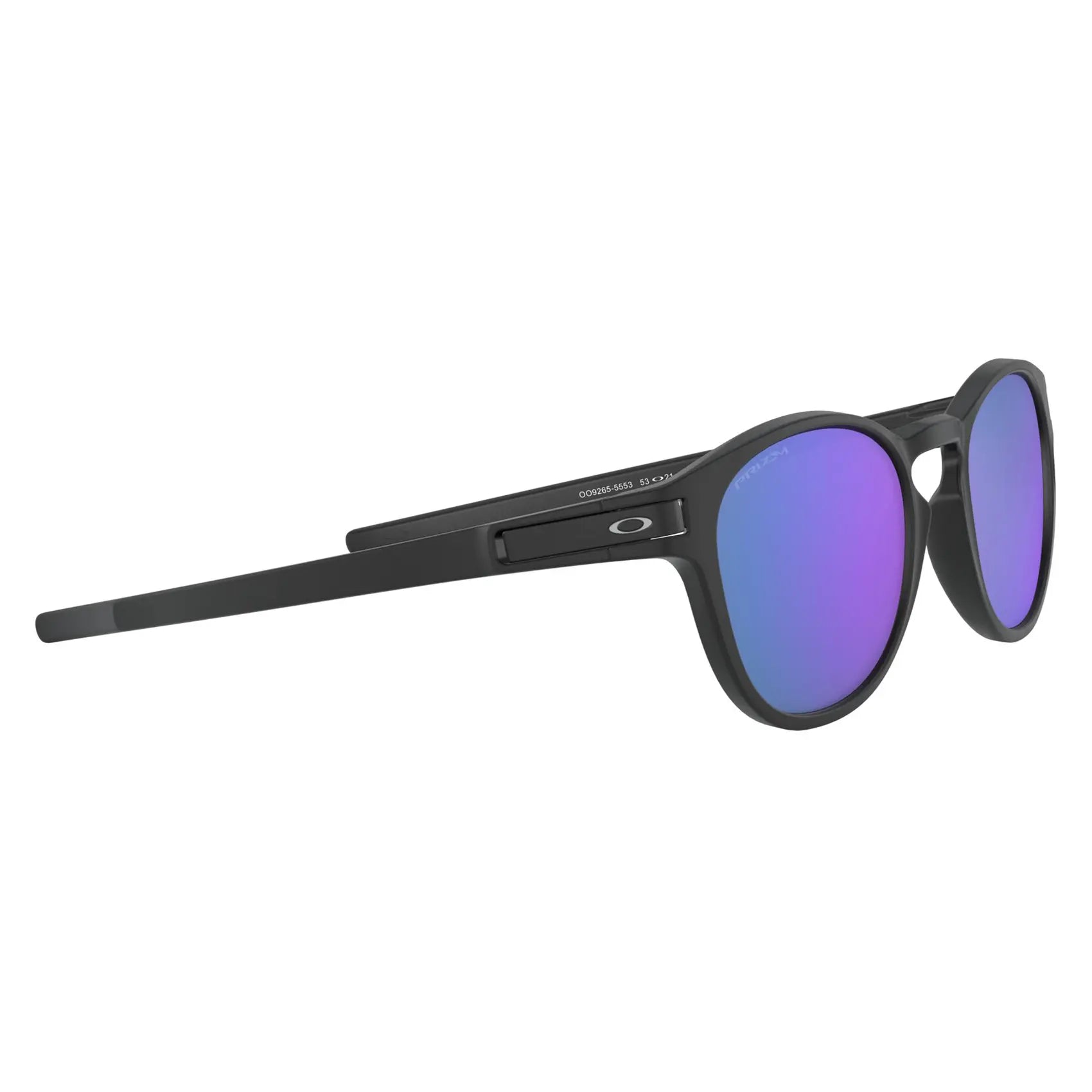 Oakley Latch Sunglasses Matt Black / Prizm Violet Lens - FREE UK Shipping, FREE 365 Day Returns | Moto Central