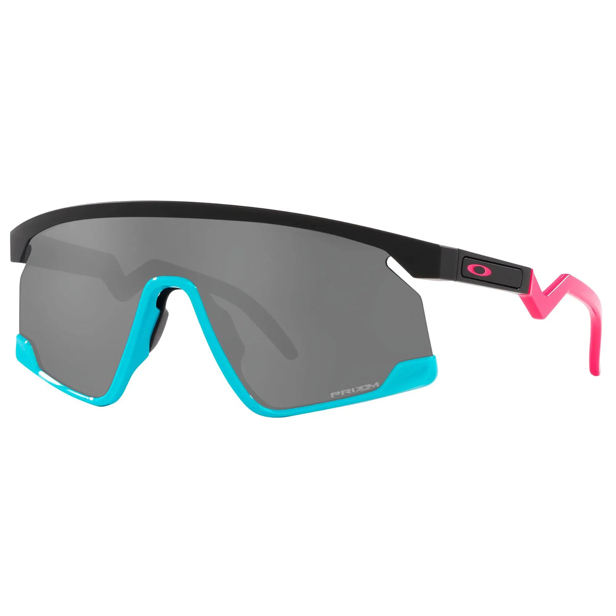 Oakley BXTR Sunglasses Matt Black Pink / Prizm Black Lens - FREE UK Shipping, FREE 365 Day Returns | Moto Central