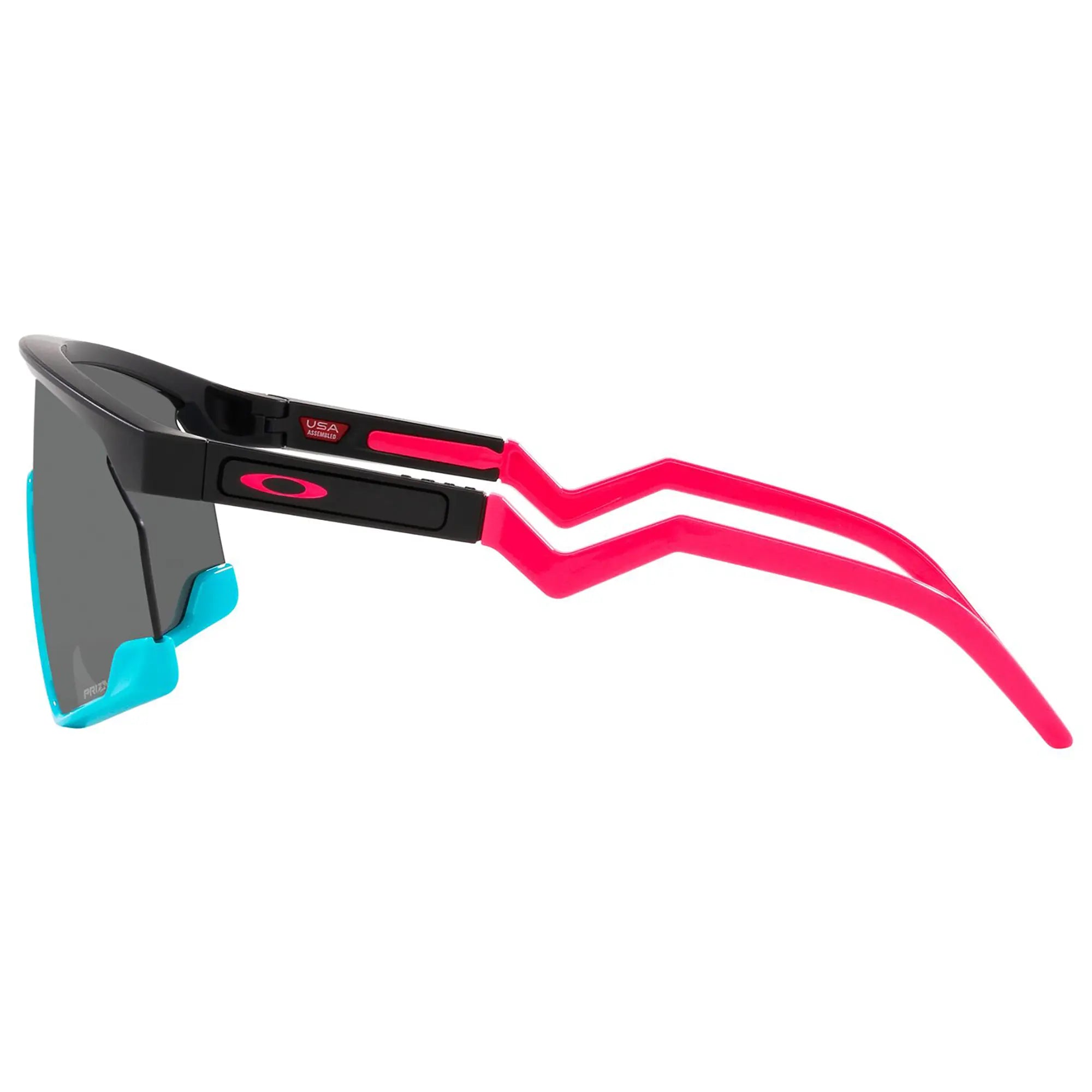 Oakley BXTR Sunglasses Matt Black Pink / Prizm Black Lens - FREE UK Shipping, FREE 365 Day Returns | Moto Central