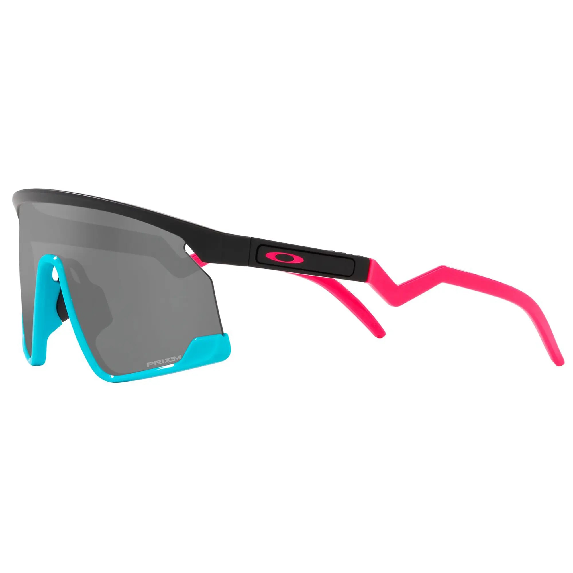 Oakley BXTR Sunglasses Matt Black Pink / Prizm Black Lens - FREE UK Shipping, FREE 365 Day Returns | Moto Central