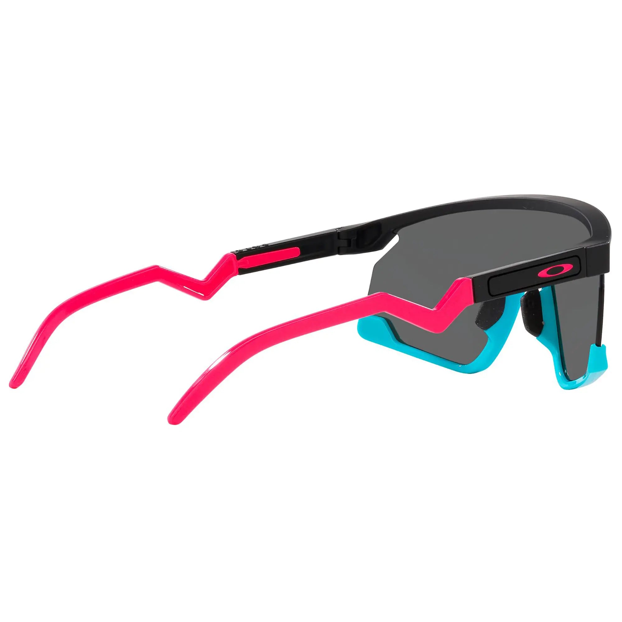 Oakley BXTR Sunglasses Matt Black Pink / Prizm Black Lens - FREE UK Shipping, FREE 365 Day Returns | Moto Central