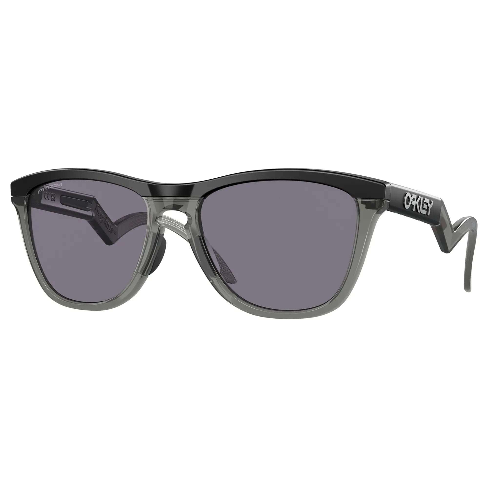 Oakley Frogskins Hybrid Sunglasses Matt Black / Prizm Grey Lens - FREE UK Shipping, FREE 365 Day Returns | Moto Central