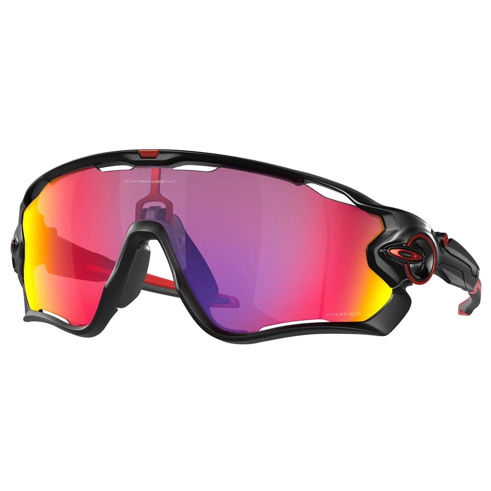 Oakley Jawbreaker Sunglasses Matt Black / Prizm Road Lens - FREE UK Shipping, FREE 365 Day Returns | Moto Central