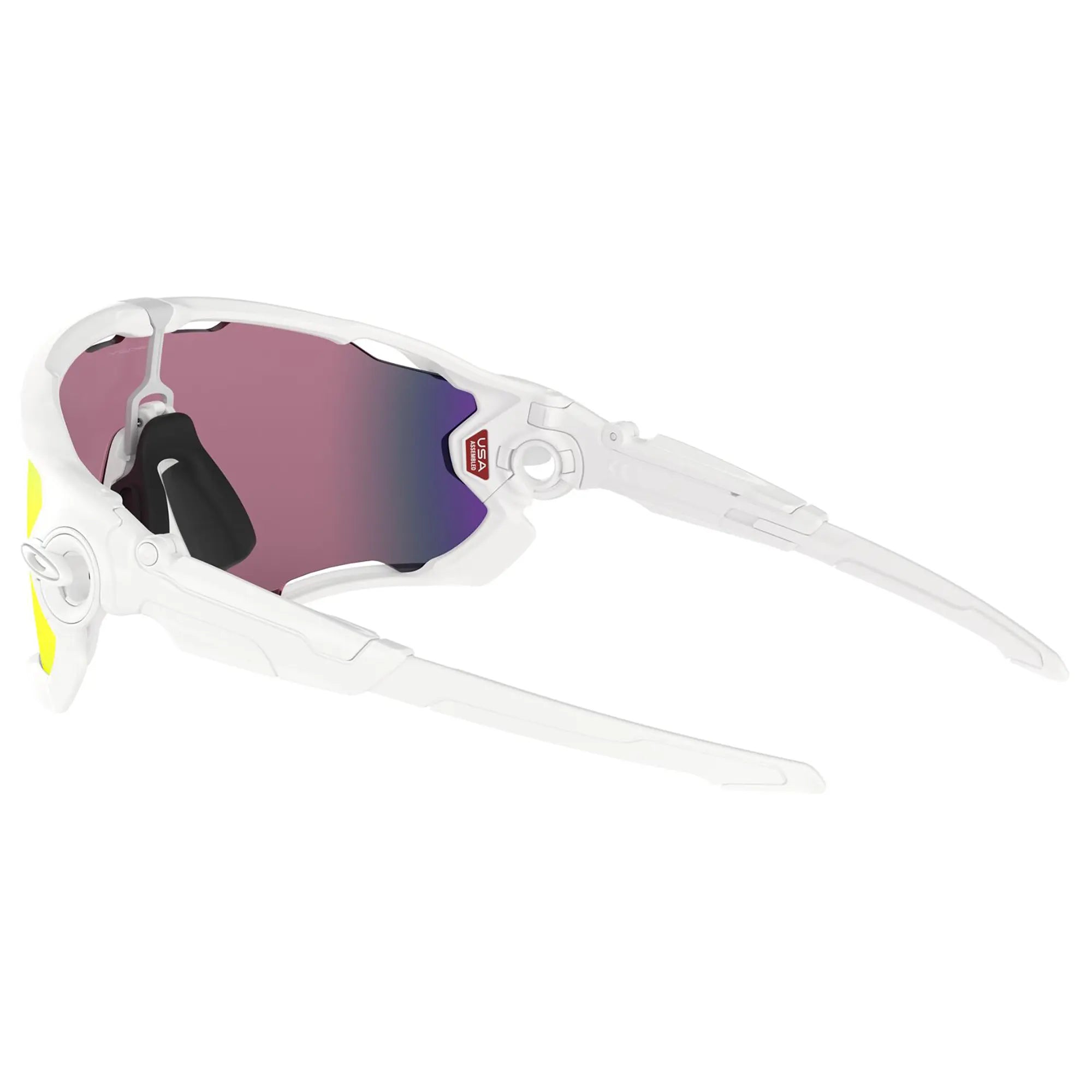 Oakley Jawbreaker Sunglasses Polished White / Prizm Road Lens - FREE UK Shipping, FREE 365 Day Returns | Moto Central