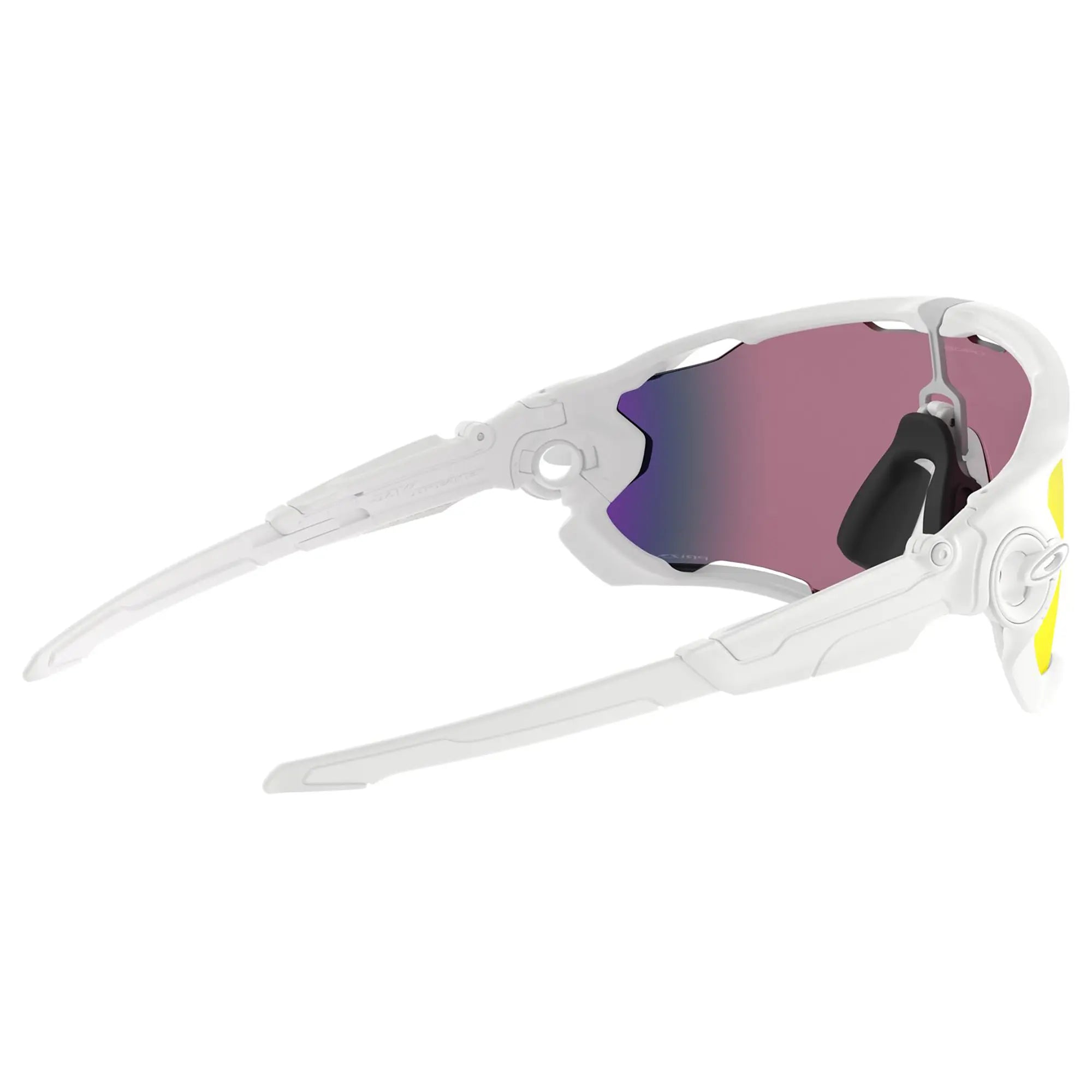 Oakley Jawbreaker Sunglasses Polished White / Prizm Road Lens - FREE UK Shipping, FREE 365 Day Returns | Moto Central