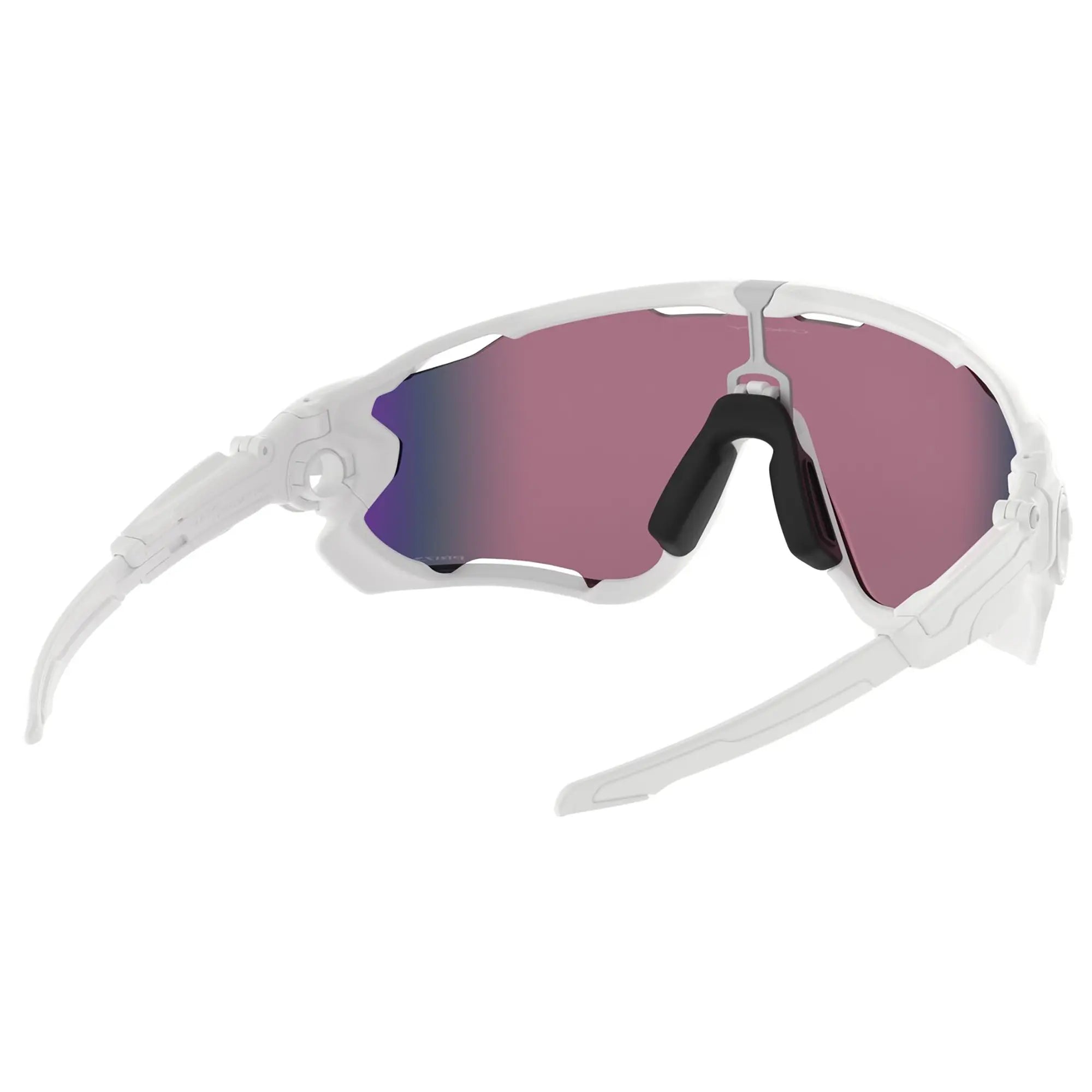 Oakley Jawbreaker Sunglasses Polished White / Prizm Road Lens - FREE UK Shipping, FREE 365 Day Returns | Moto Central