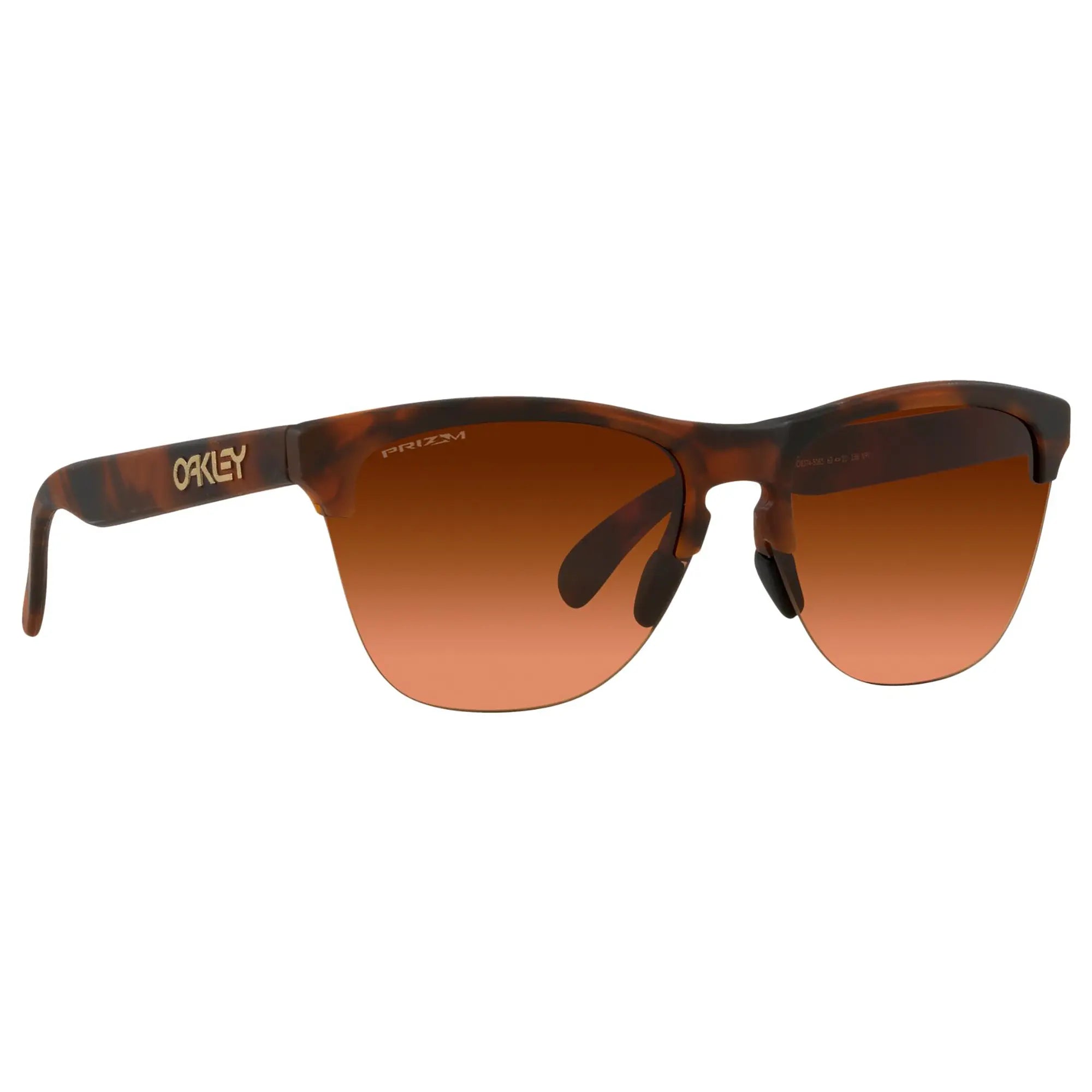 Oakley Frogskins Lite Sunglasses Matt Brown Tortoise / Prizm Brown Lens - FREE UK Shipping, FREE 365 Day Returns | Moto Central