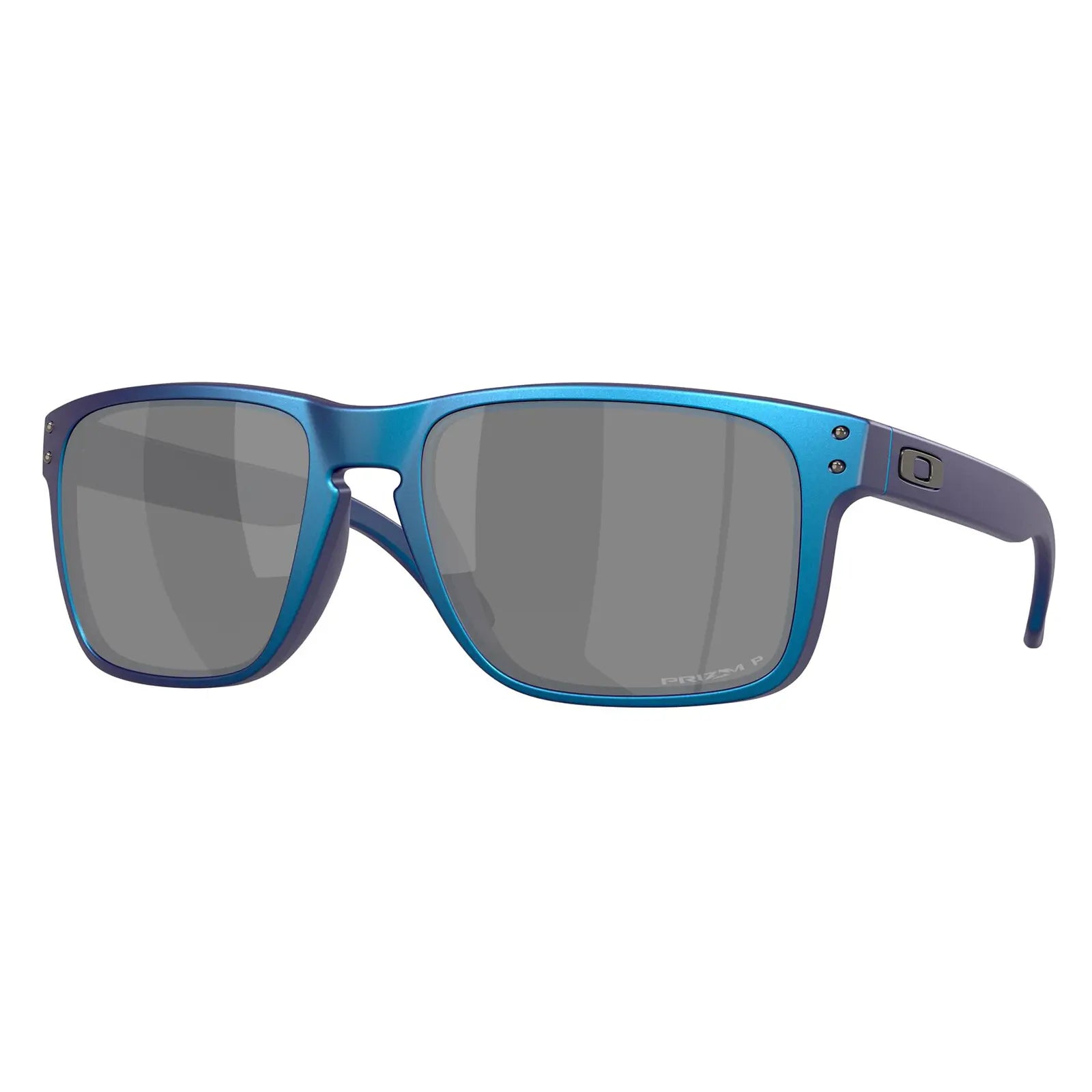 Oakley Holbrook XL Sunglasses Matt Cyan / Blue Colorshift / Prizm Black Polar - FREE UK Shipping, FREE 365 Day Returns | Moto Central
