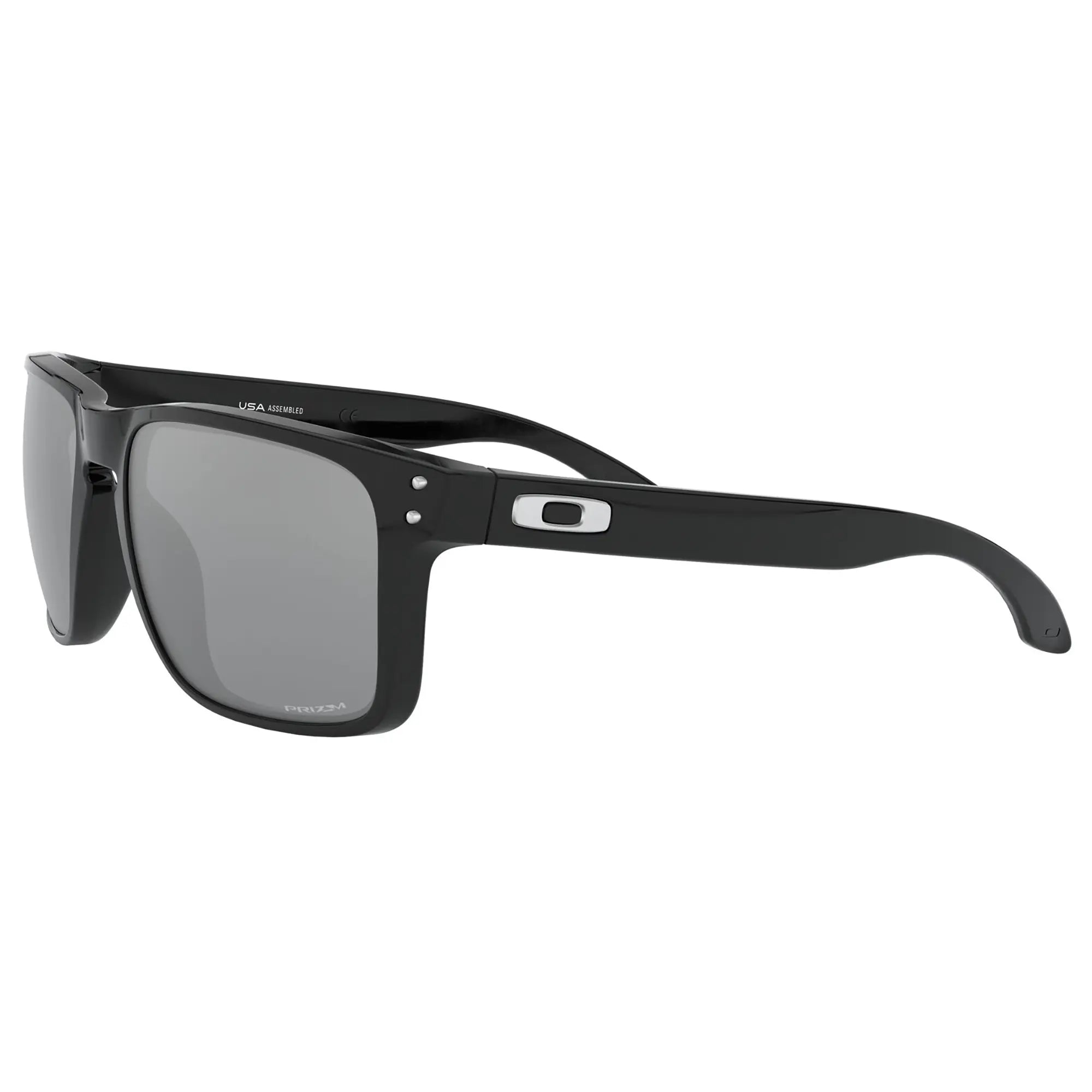 Oakley Holbrook XL Sunglasses Polished Black / Prizm Black Lens - FREE UK Shipping, FREE 365 Day Returns | Moto Central
