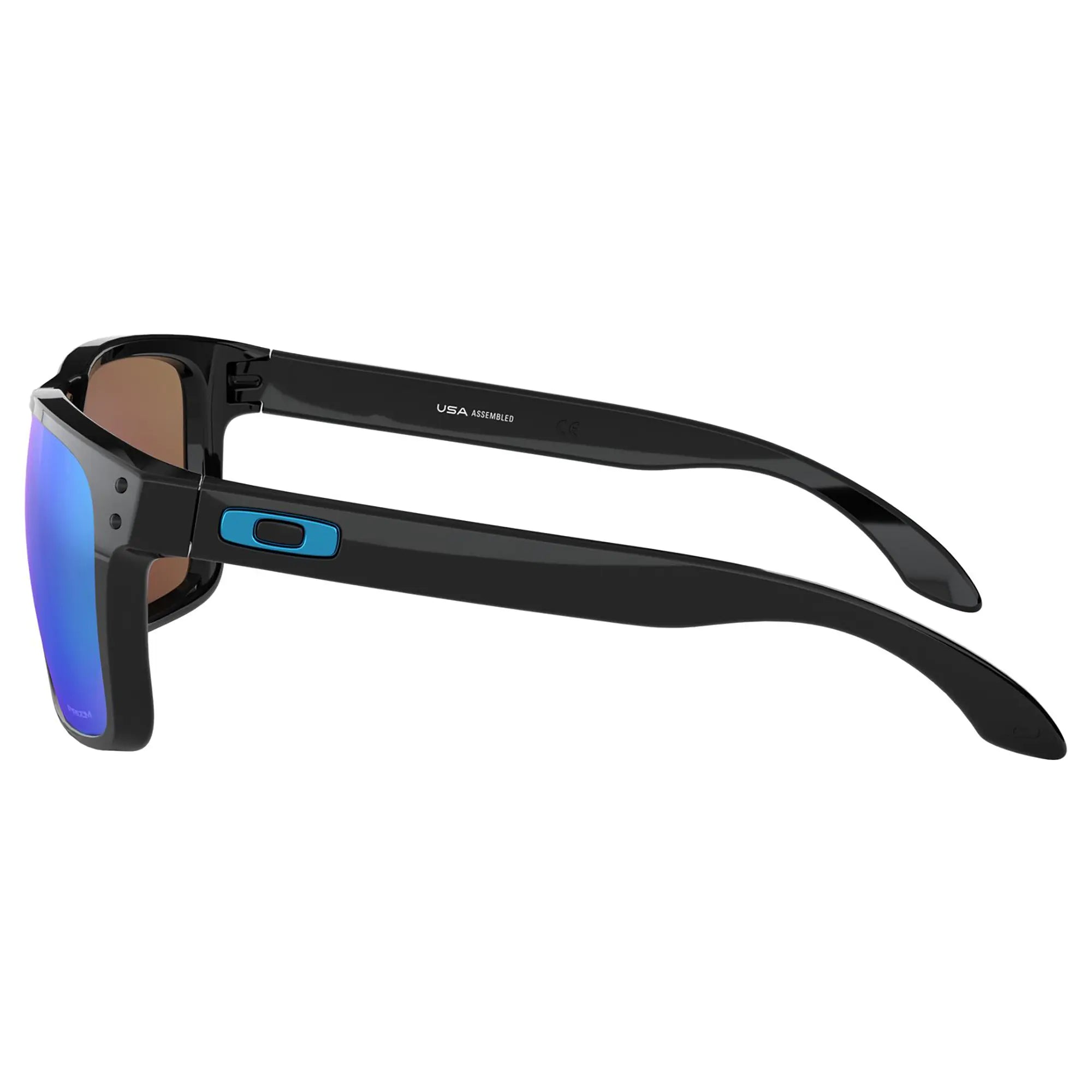 Oakley Holbrook XL Sunglasses Polished Black / Prizm Sapphire Lens - FREE UK Shipping, FREE 365 Day Returns | Moto Central