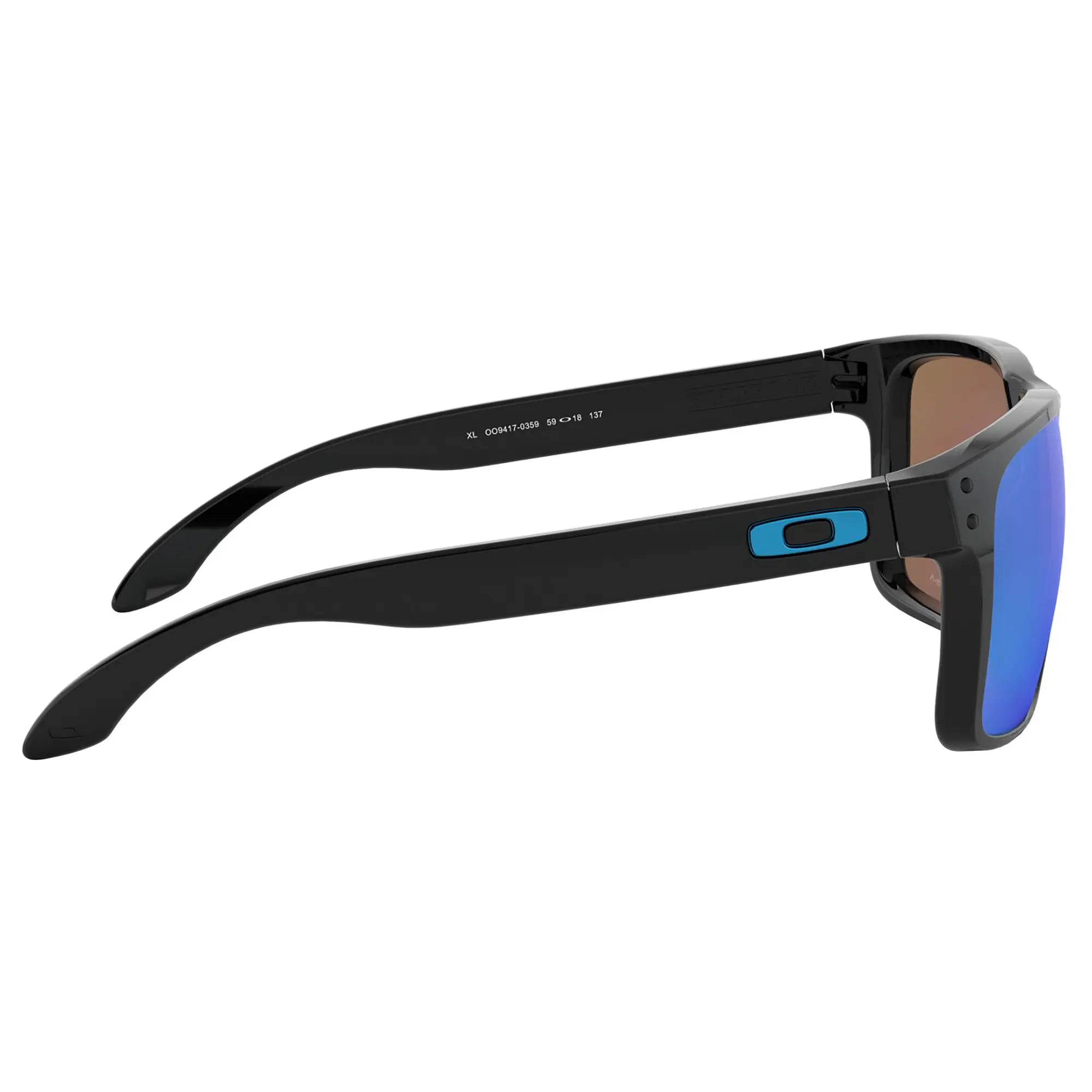 Oakley Holbrook XL Sunglasses Polished Black / Prizm Sapphire Lens - FREE UK Shipping, FREE 365 Day Returns | Moto Central